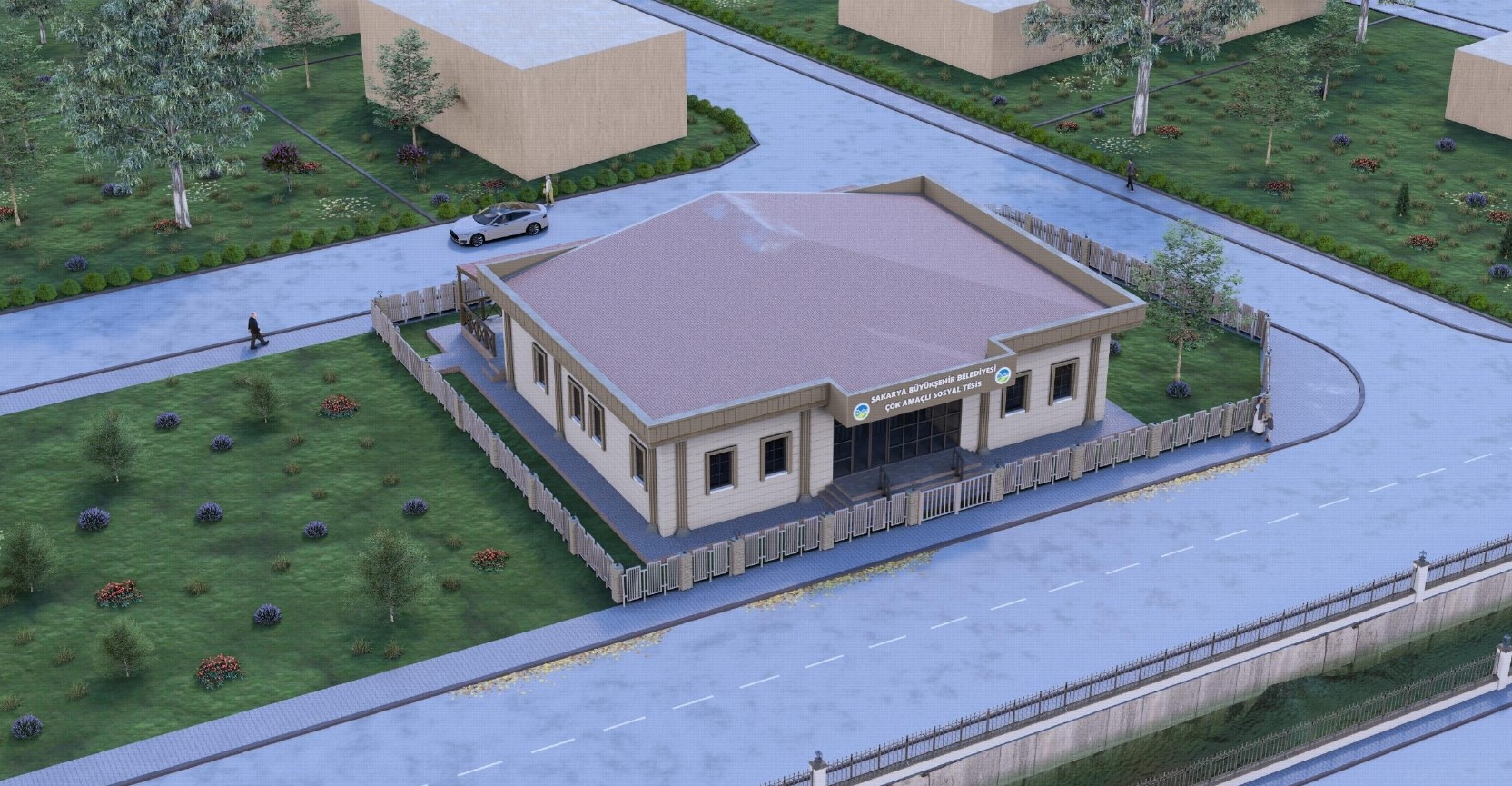 İş makinaları her gün bir başka proje için sahaya iniyor: Akyazı Sosyal Tesis’te işlem başladı