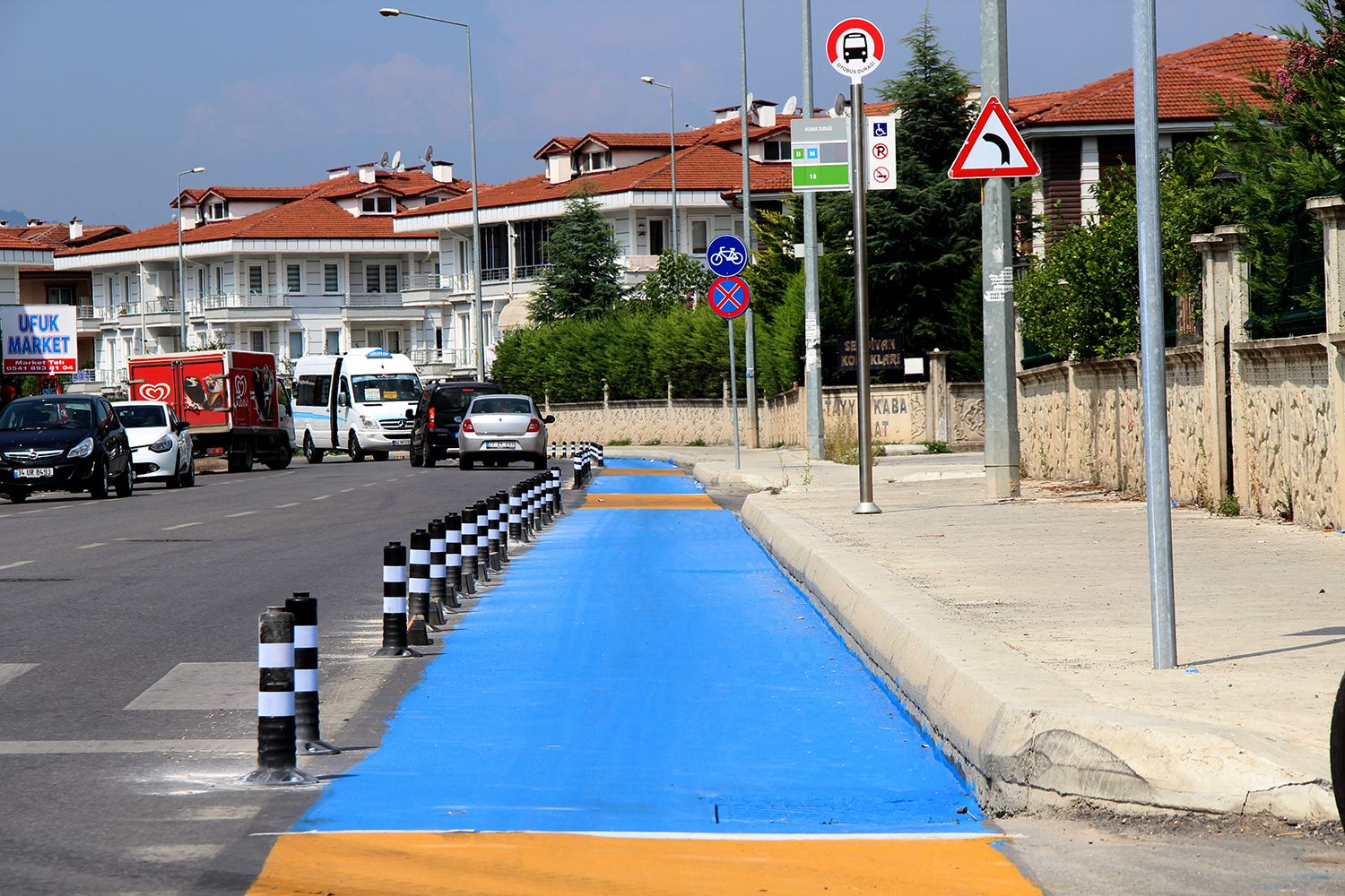 Bisiklet yolları standartlara uygun hale getirildi