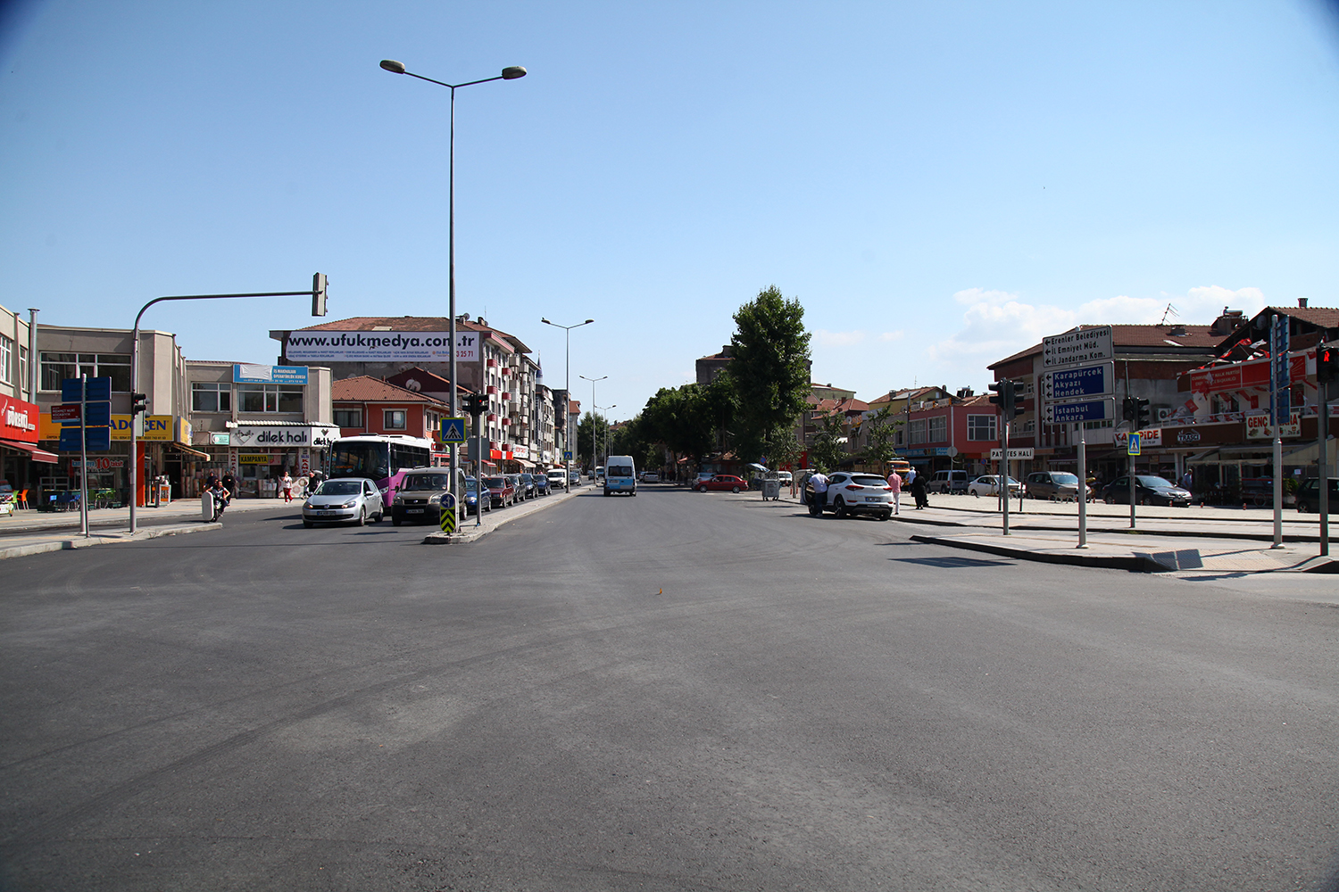 Sakarya Caddesi yeni yüzüne kavuştu