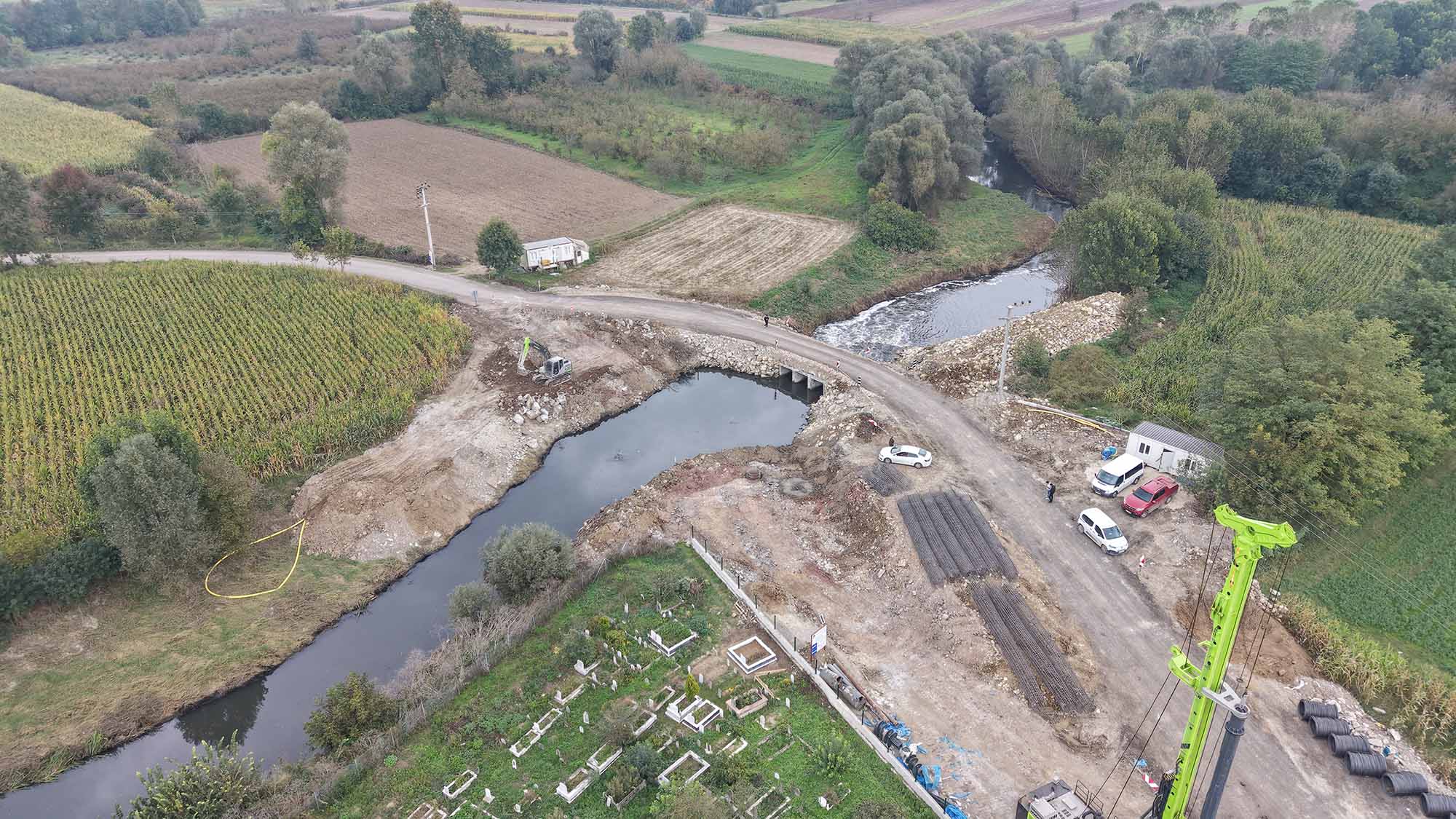 Beşdeğirmen Köprüsü sağlam temeller üzerinde yükselicek