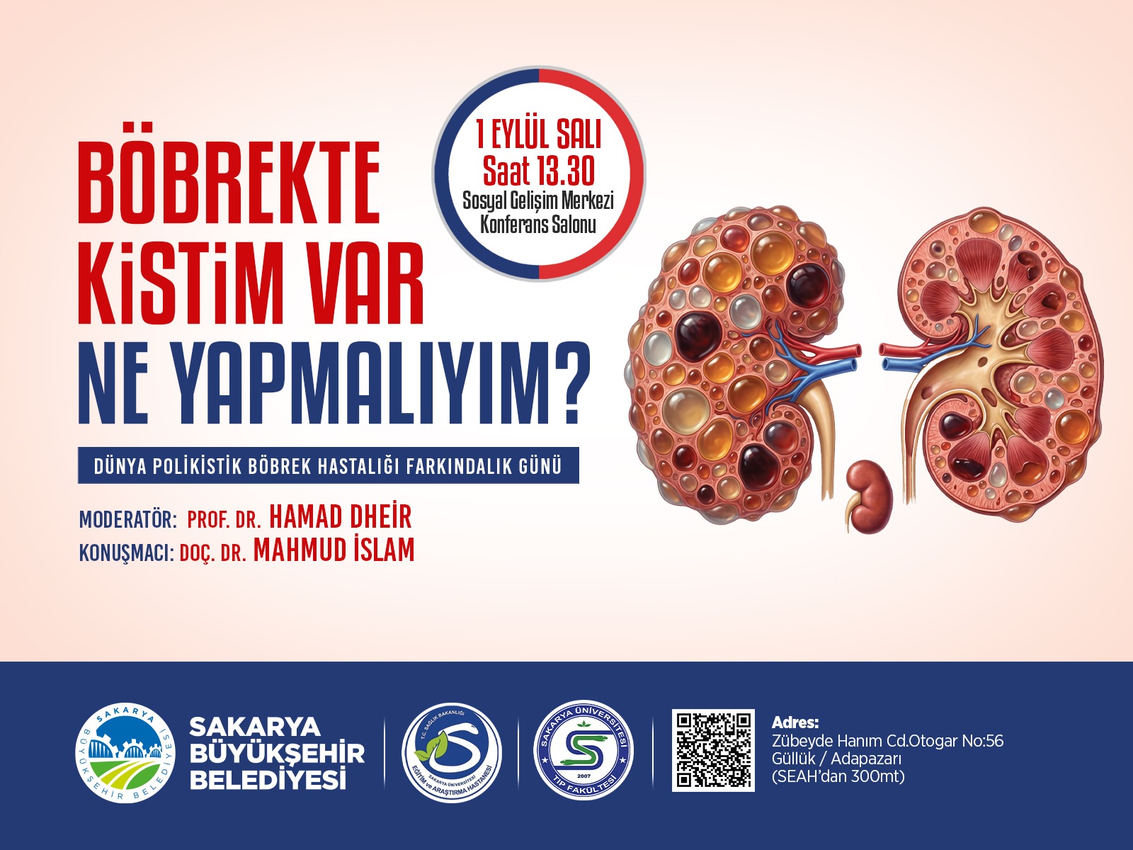 Polikistik böbrek hastalığına karşı farkındalık buluşması SGM’de