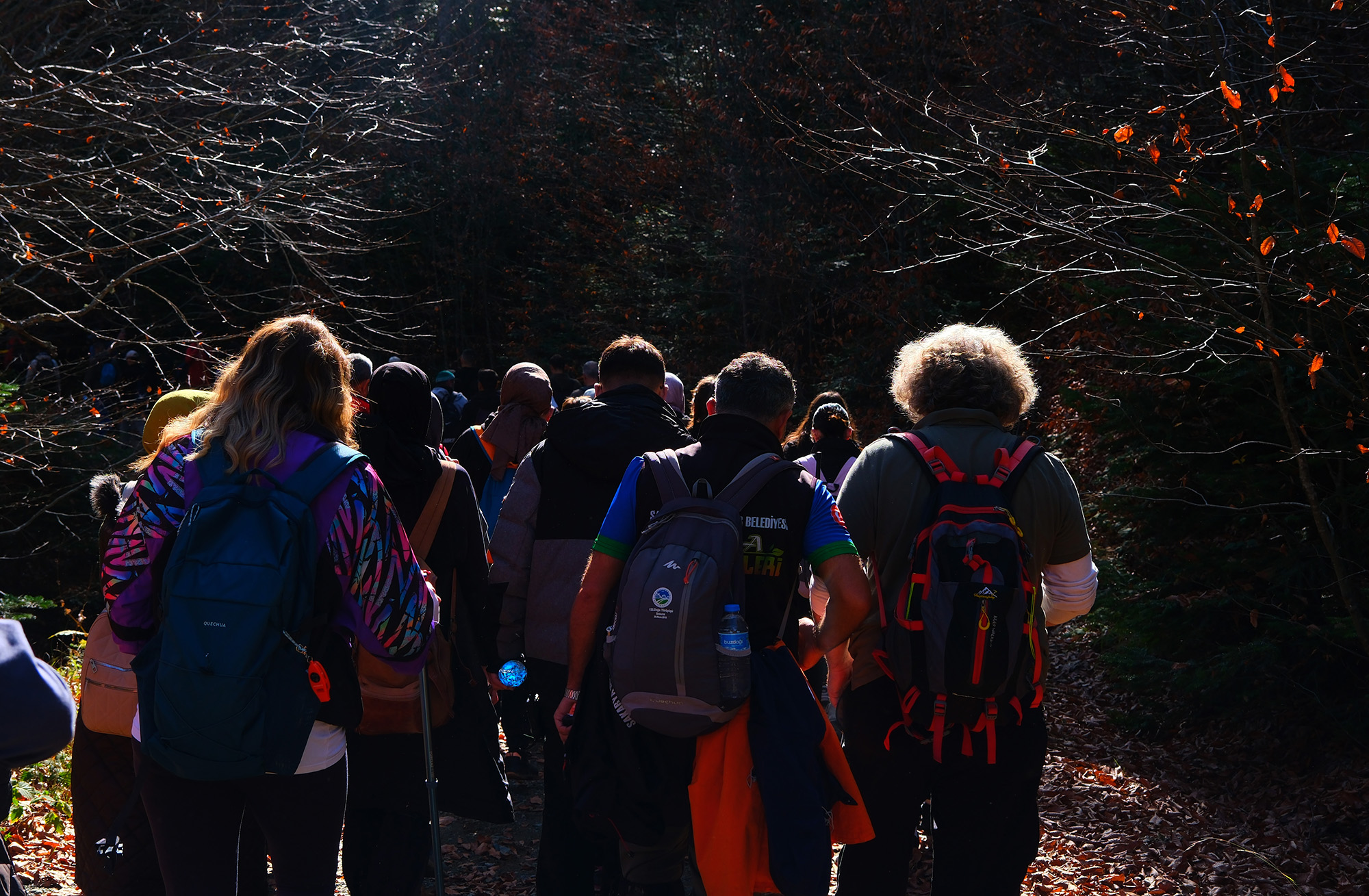 Sonbaharın büyüleyici renkleri arasında 14 kilometrelik unutulmaz rota