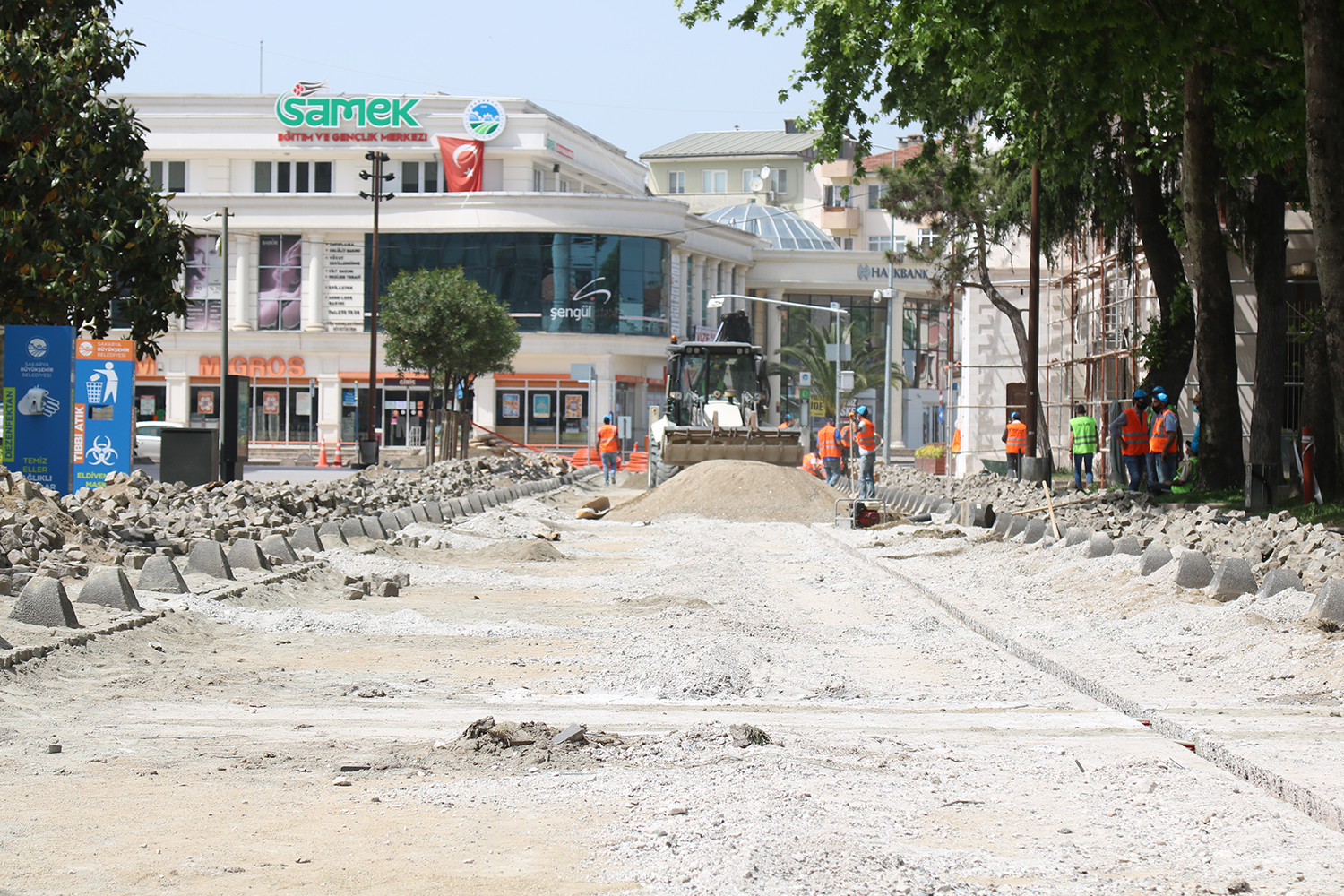 “Bankalar Caddesi’nin o kısmında çalışmalar başladı”