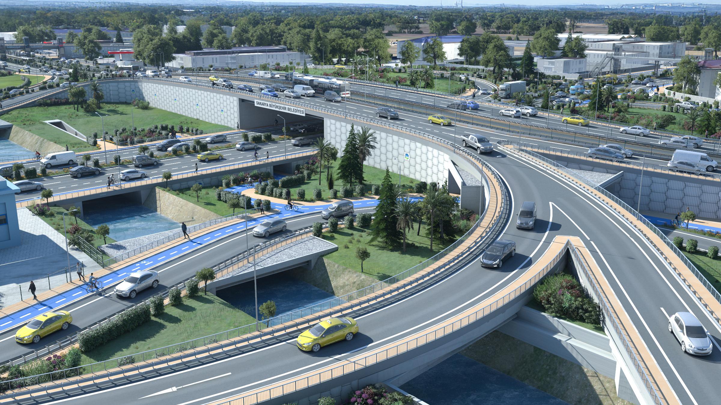 Yazlık Katlı Kavşağı’nda çalışmalar başladı