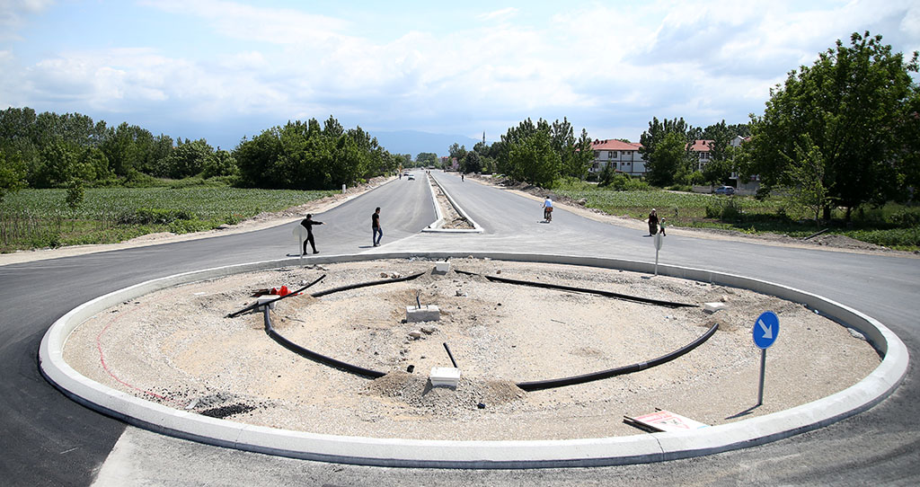 Yeni duble yolun 1. etabı tamam