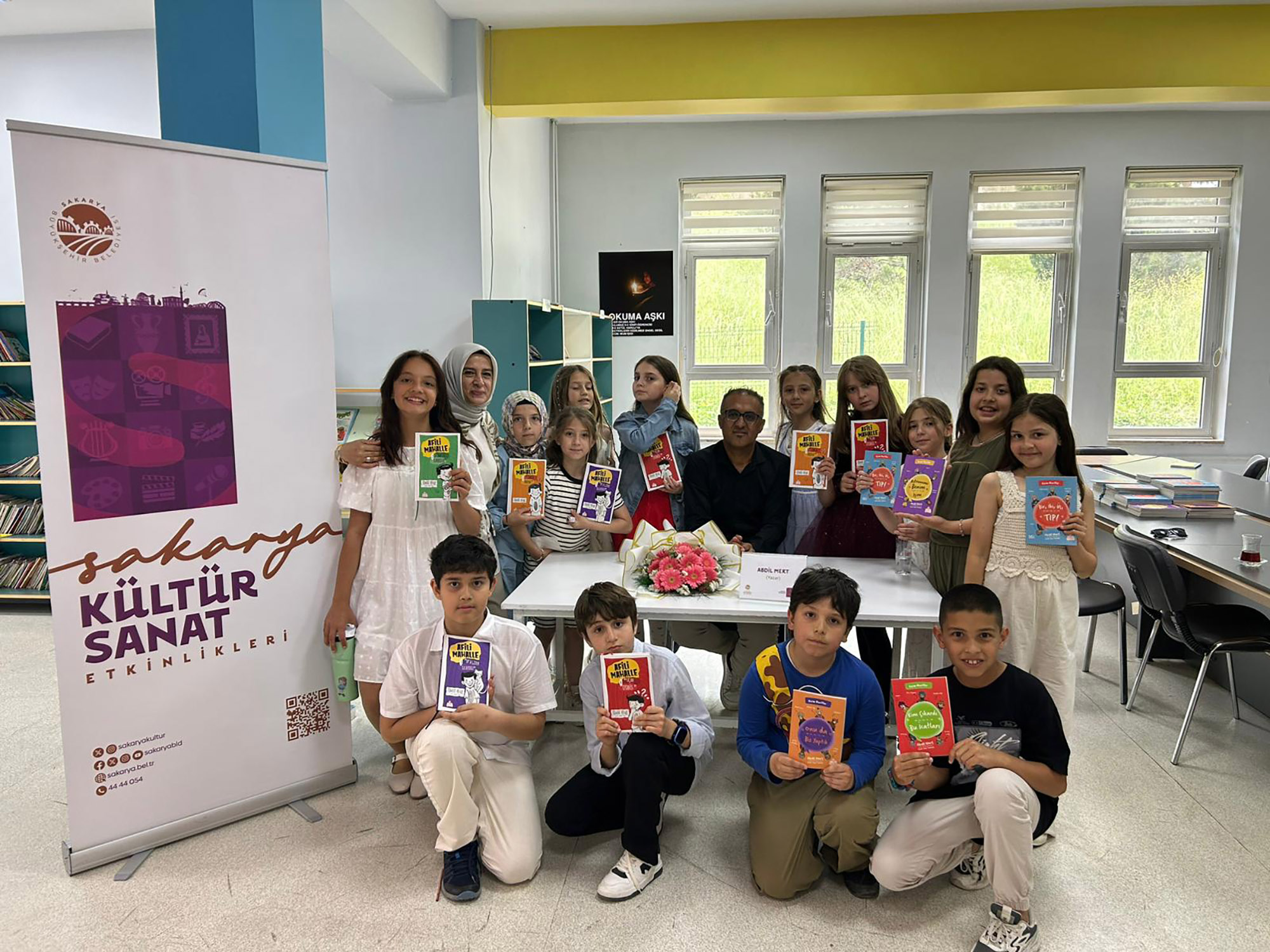 Okul sıralarında edebiyat ve ilham dolu buluşma