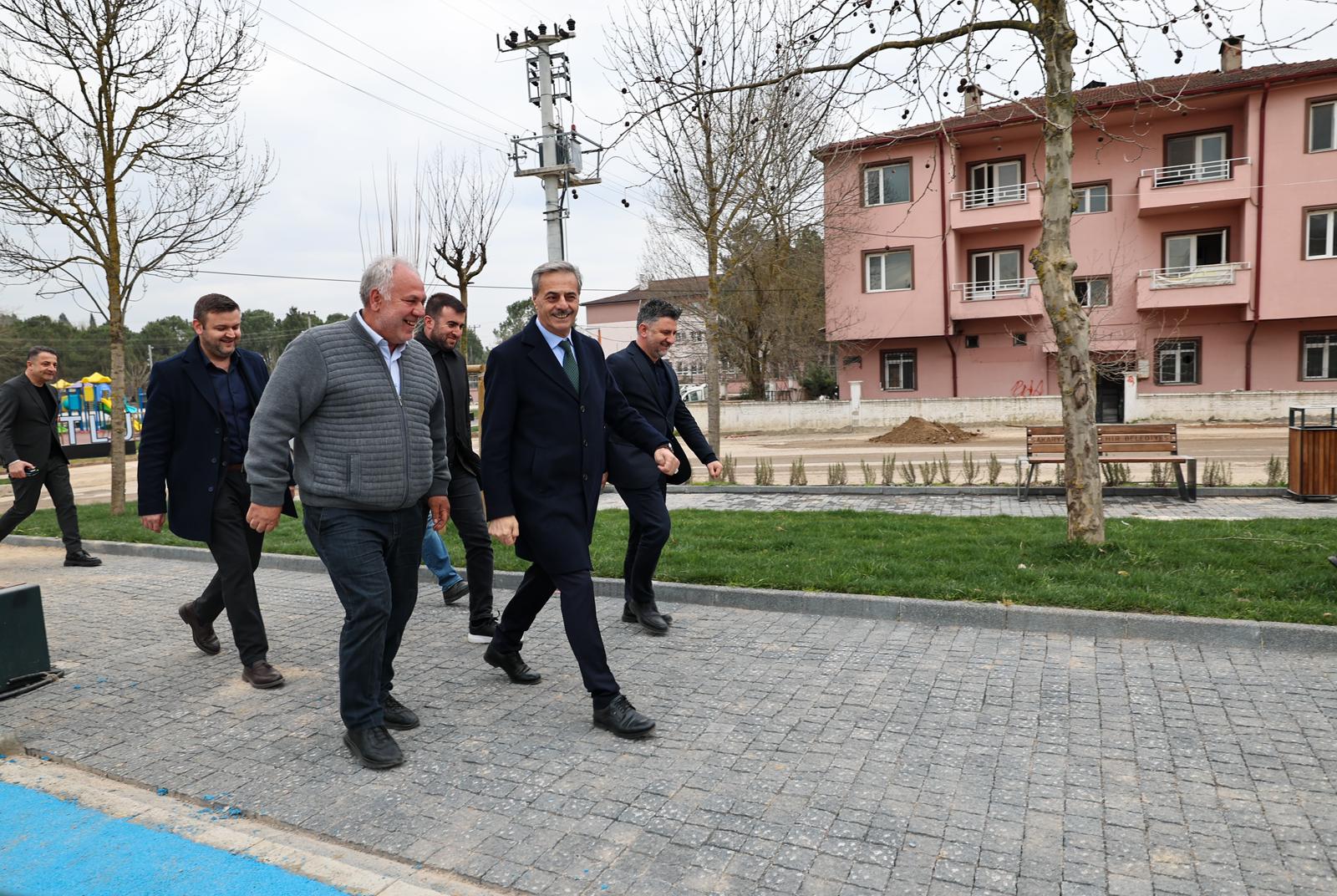 “Söğütlü’müzün yeni buluşma noktası Ritim Parkı kısa süre içerisinde hizmete alıyoruz” 