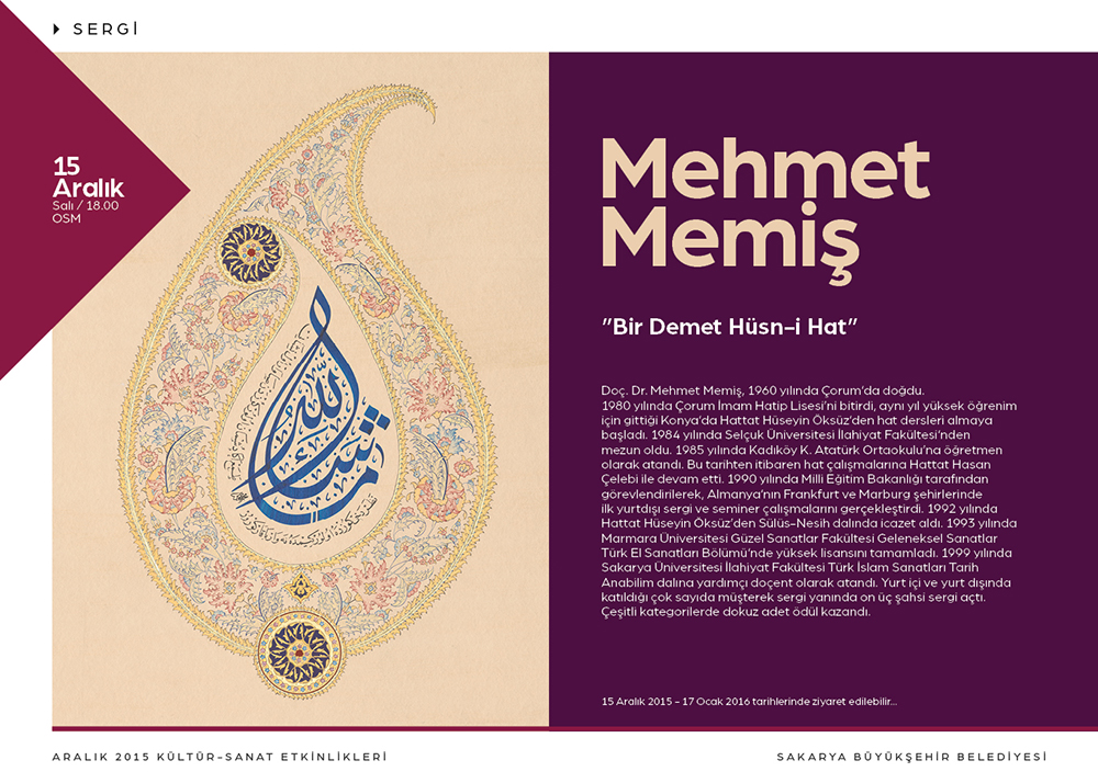 Etkinlik Takvimi’nde 2 Program