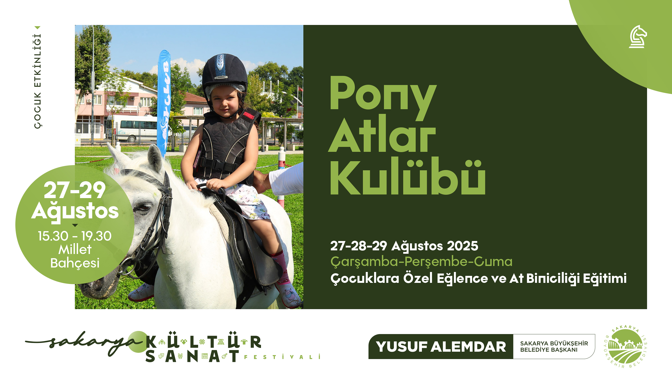 Sakarya yaza harika bir festivalle veda edecek: Hemşehri geceleri, Etnospor, çocuk ata sporu oyunları, renkli atölyeler…