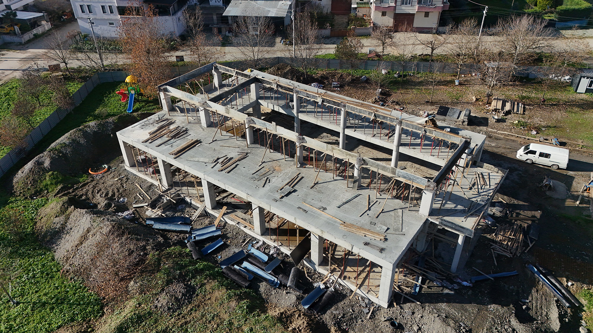 Mekece Sosyal Tesisleri yükseliyor: yüzde 50 seviyesine ulaştı