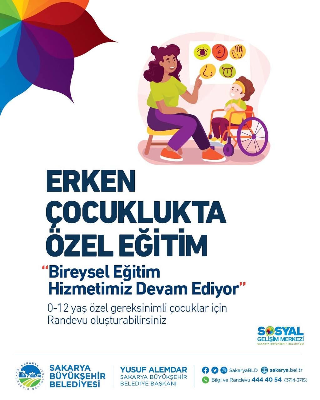 Büyükşehir’den SGM’de özel gereksinimli çocuklara eğitim hizmeti