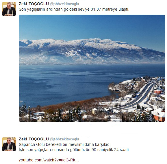 Göl’de Maksimum Seviyeye Çok Yakınız