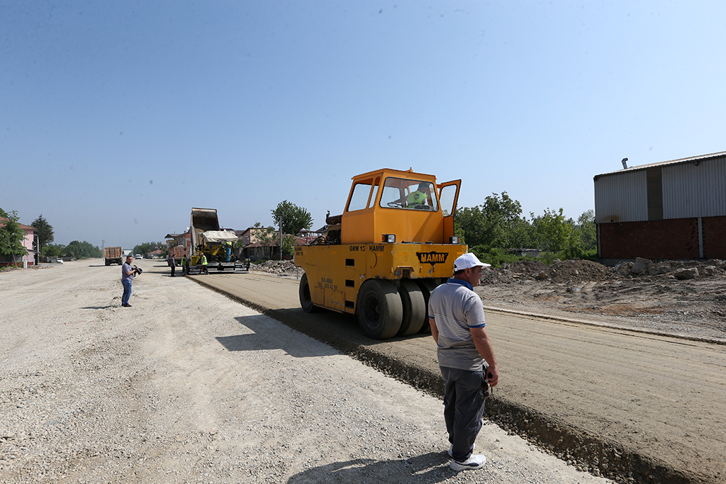 Yeni bulvarın 1. etabı tamamlanıyor