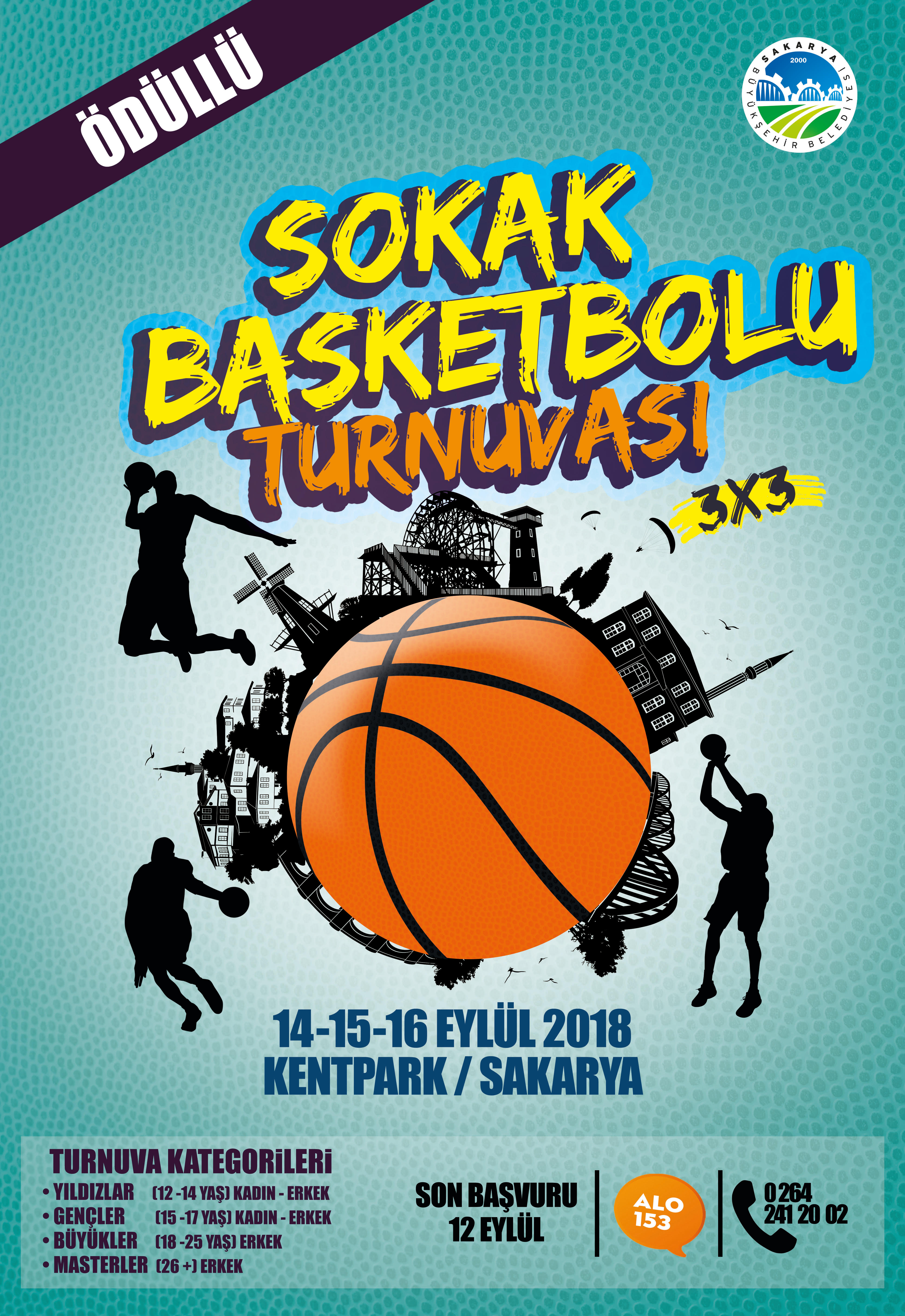 Sokak Basketbolu Turnuvası’nda kayıtlar uzatıldı