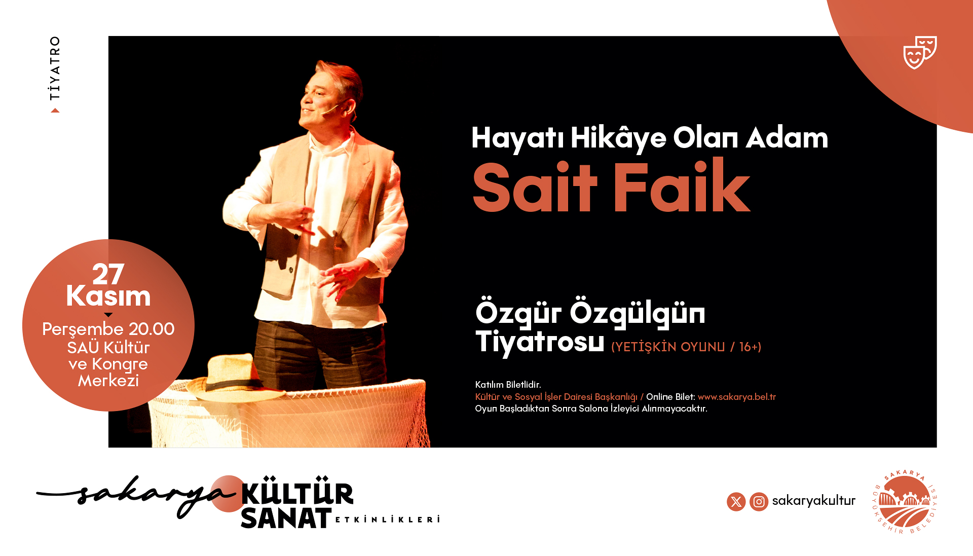 Sakarya’da sonbahar rengarenk süslenen Kasım Kültür Takvimi ile güzelleşecek