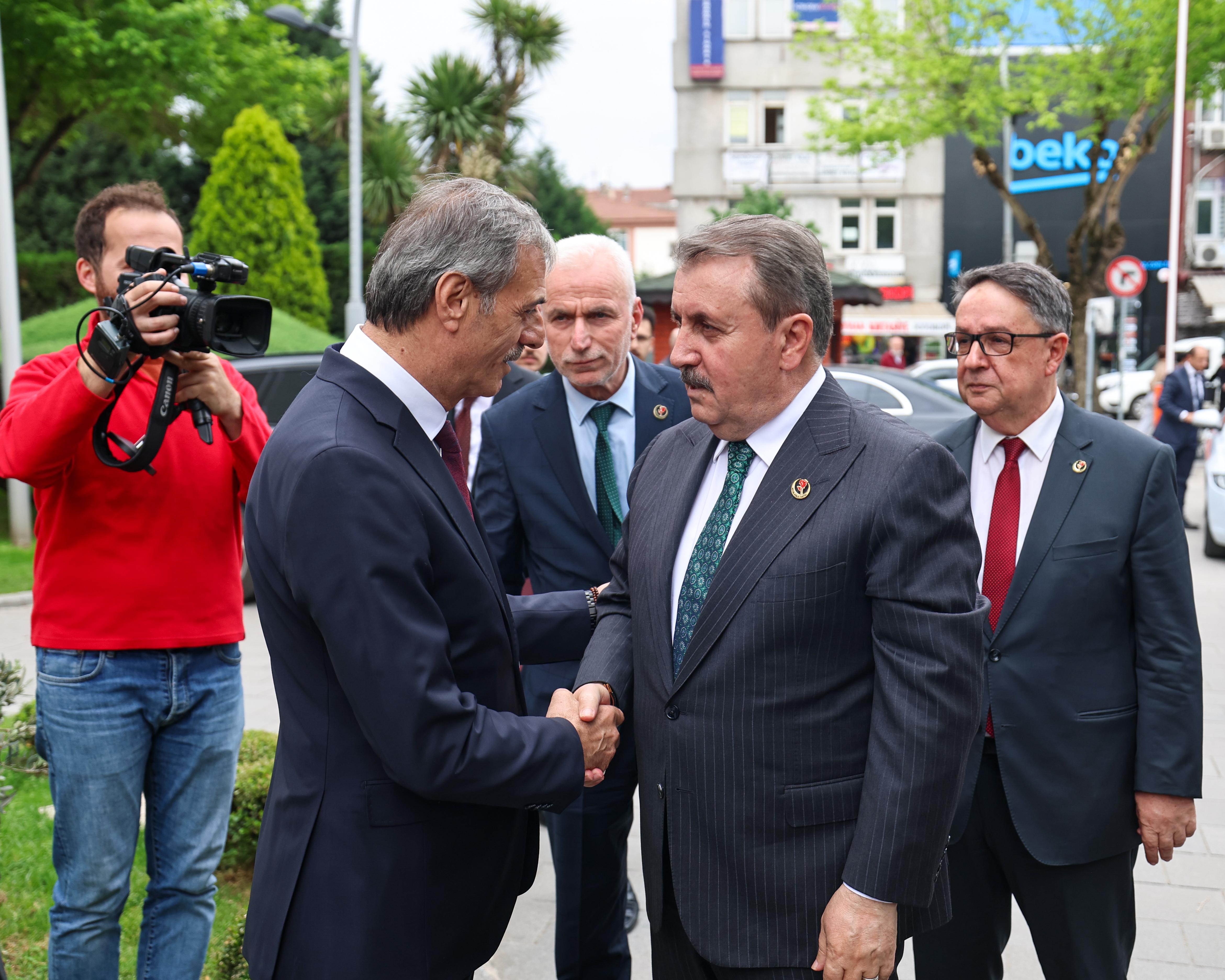Alemdar BBP Lideri Destici'yi ağırladı: “Gayemiz hizmet, derdimiz memlekettir”