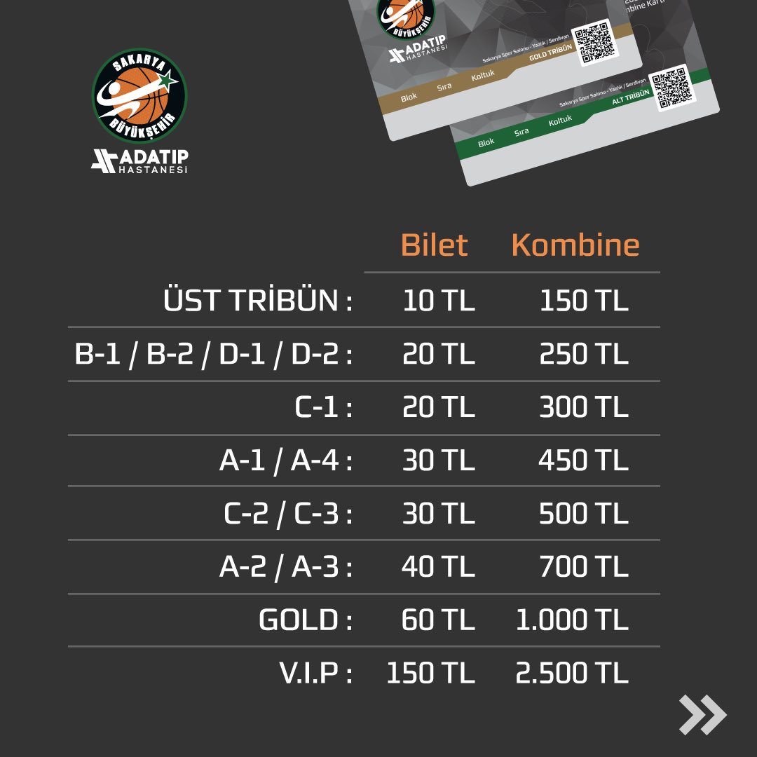 Basketbol kombine kartları satışa çıkıyor