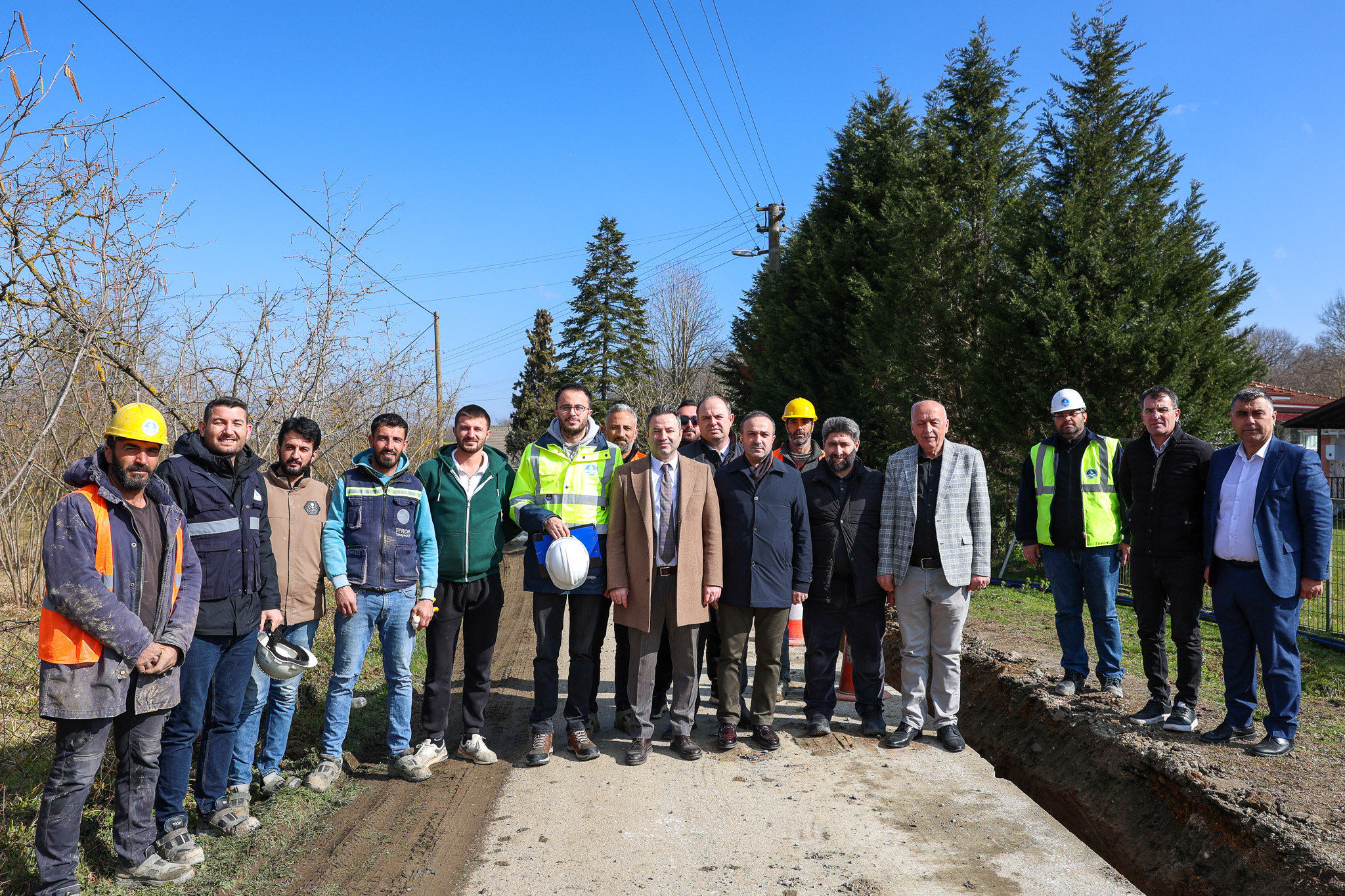 Erenler’in 10 kilometrelik içme suyu hattının 6 kilometresi tamamlandı