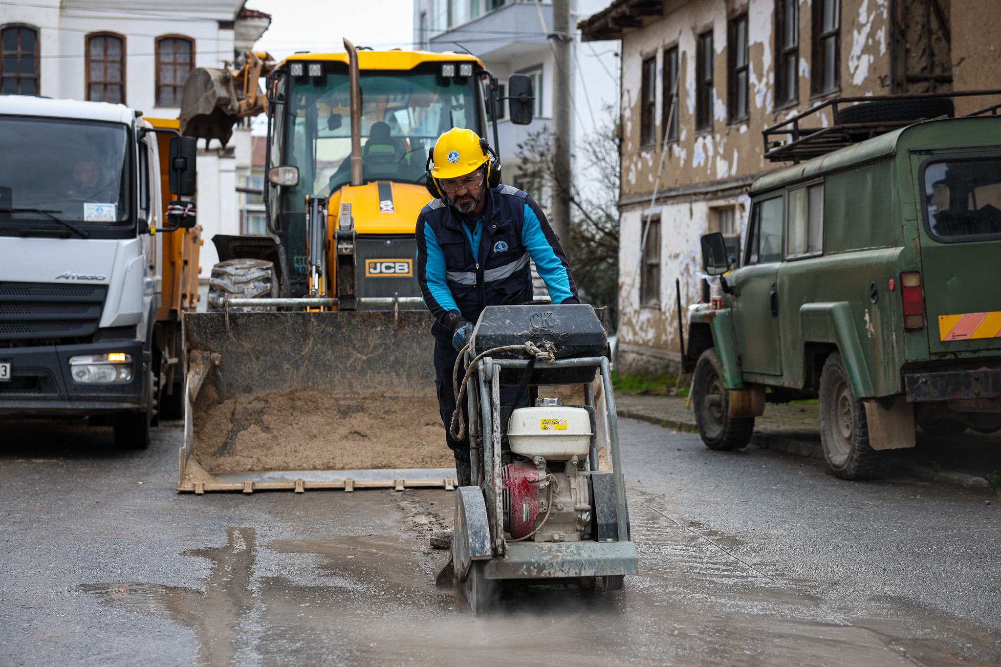 Yeni yağmur suyu hattı ile Elperek Mahallesi yoğun yağışlara karşı güvende