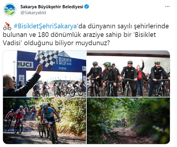 #BisikletŞehriSakarya Türkiye gündeminde