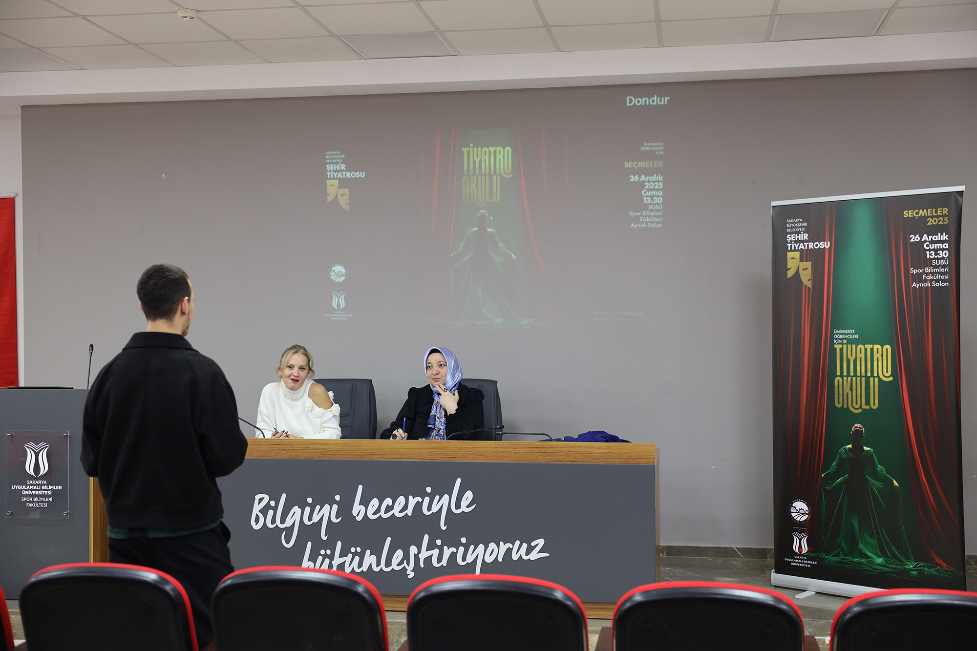 ‘Genç Sahne Tiyatro Okulu’ seçmeleri yoğun katılımla gerçekleşti