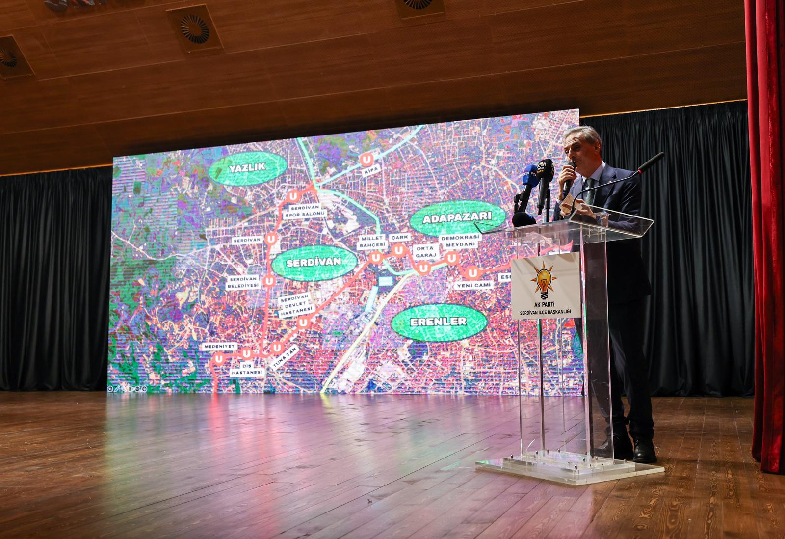 Yusuf Alemdar’dan Serdivan’da tarihi eşik olacak ‘Raylı Sistem’ açıklaması: “İlçeye yepyeni bir ulaşım aksı geliyor”