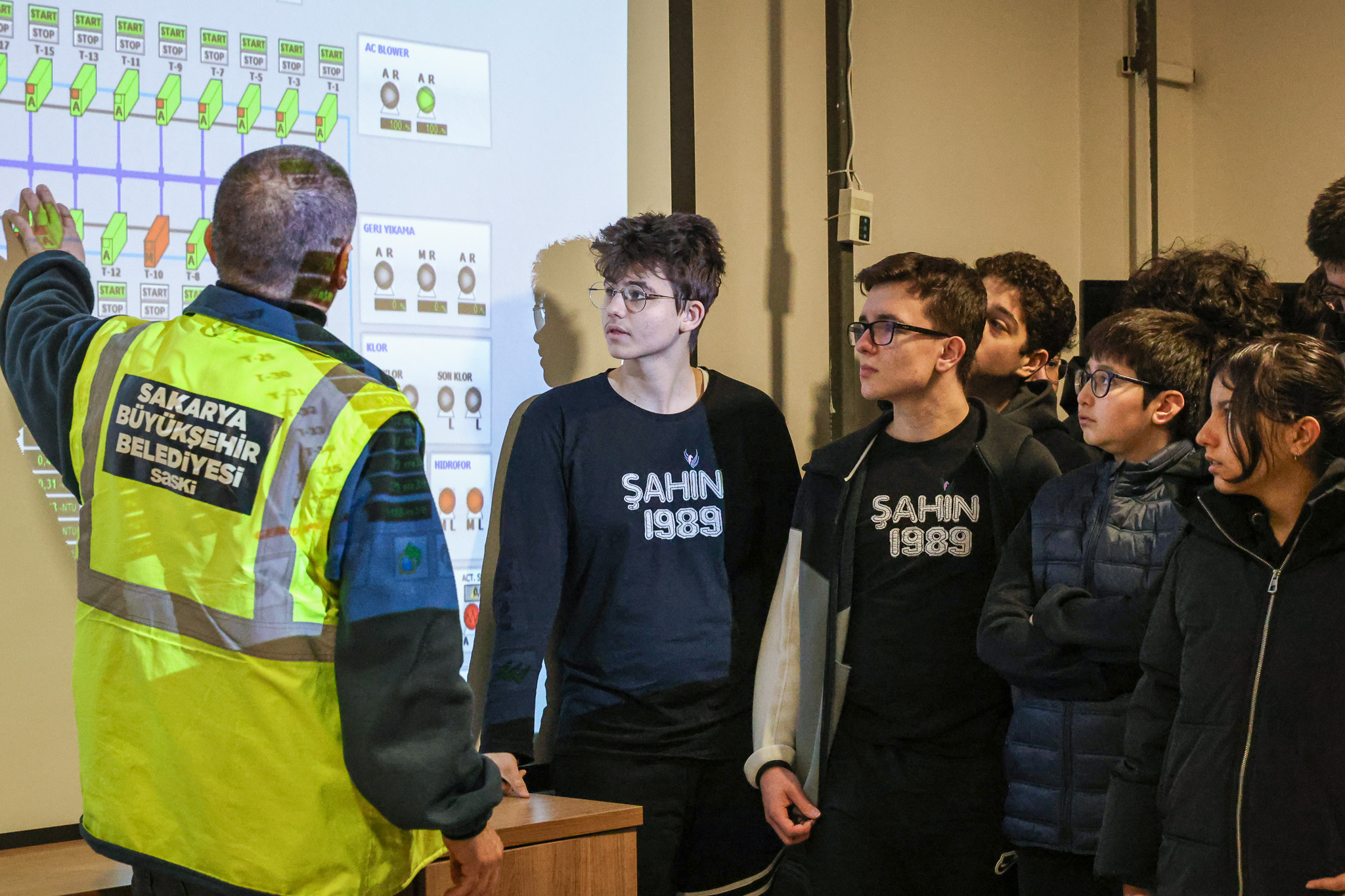 Arıtma ve su kalite kontrol süreçleri lise öğrencileri ile paylaşıldı