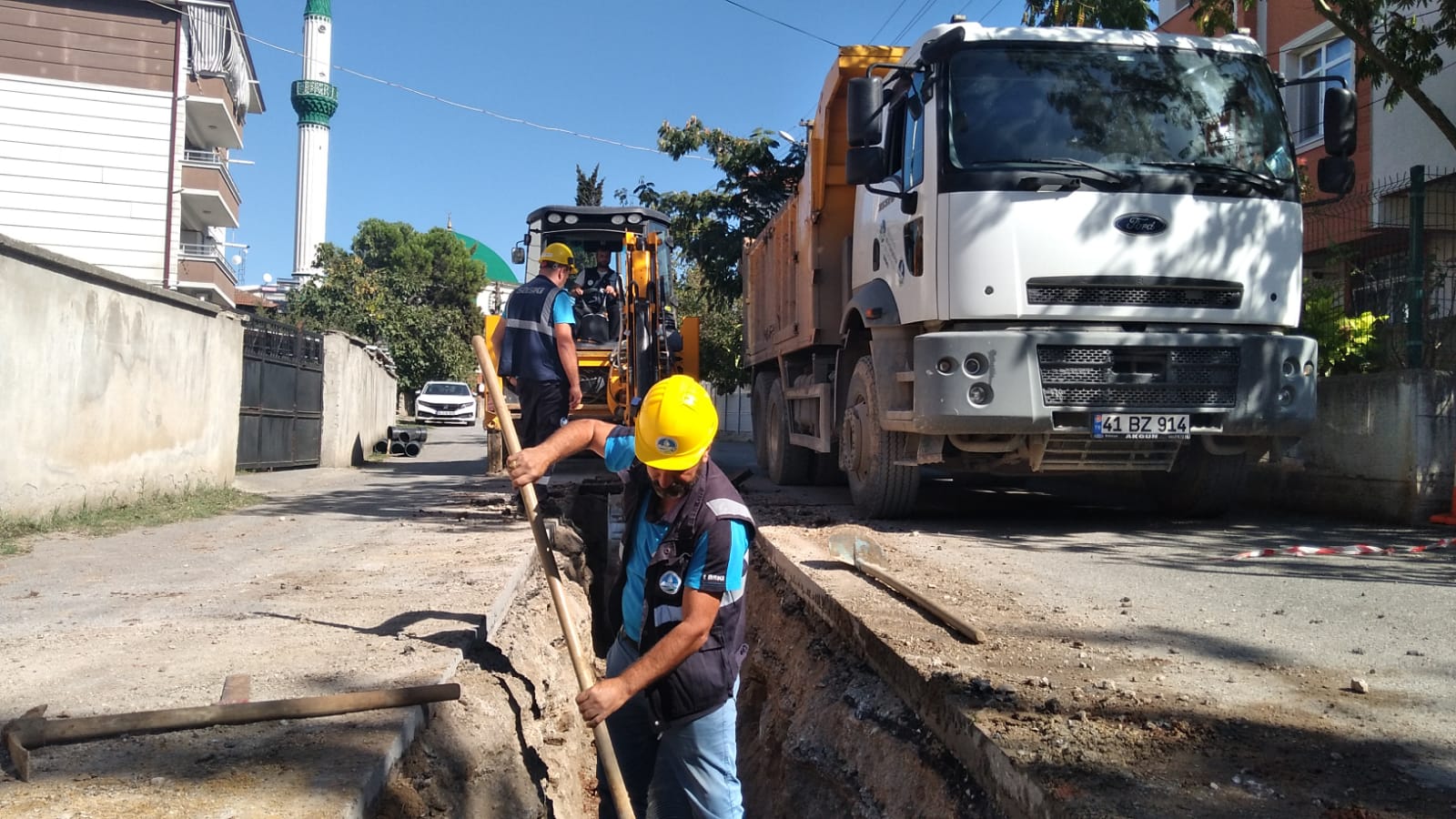 Ferizli İnönü Mahallesi’nde altyapı çalışmaları aralıksız devam ediyor