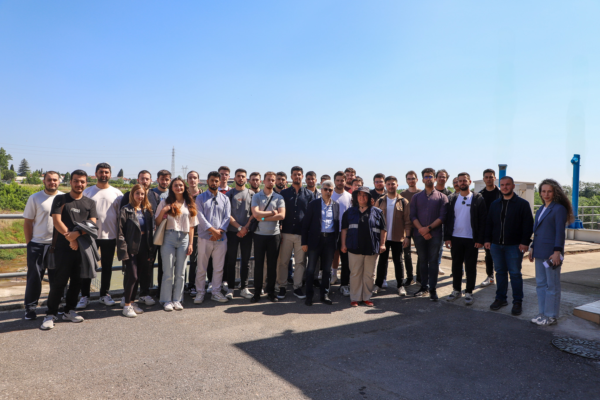 Mühendis adayları enerji üreten sistemleri SASKİ tesislerinde inceledi