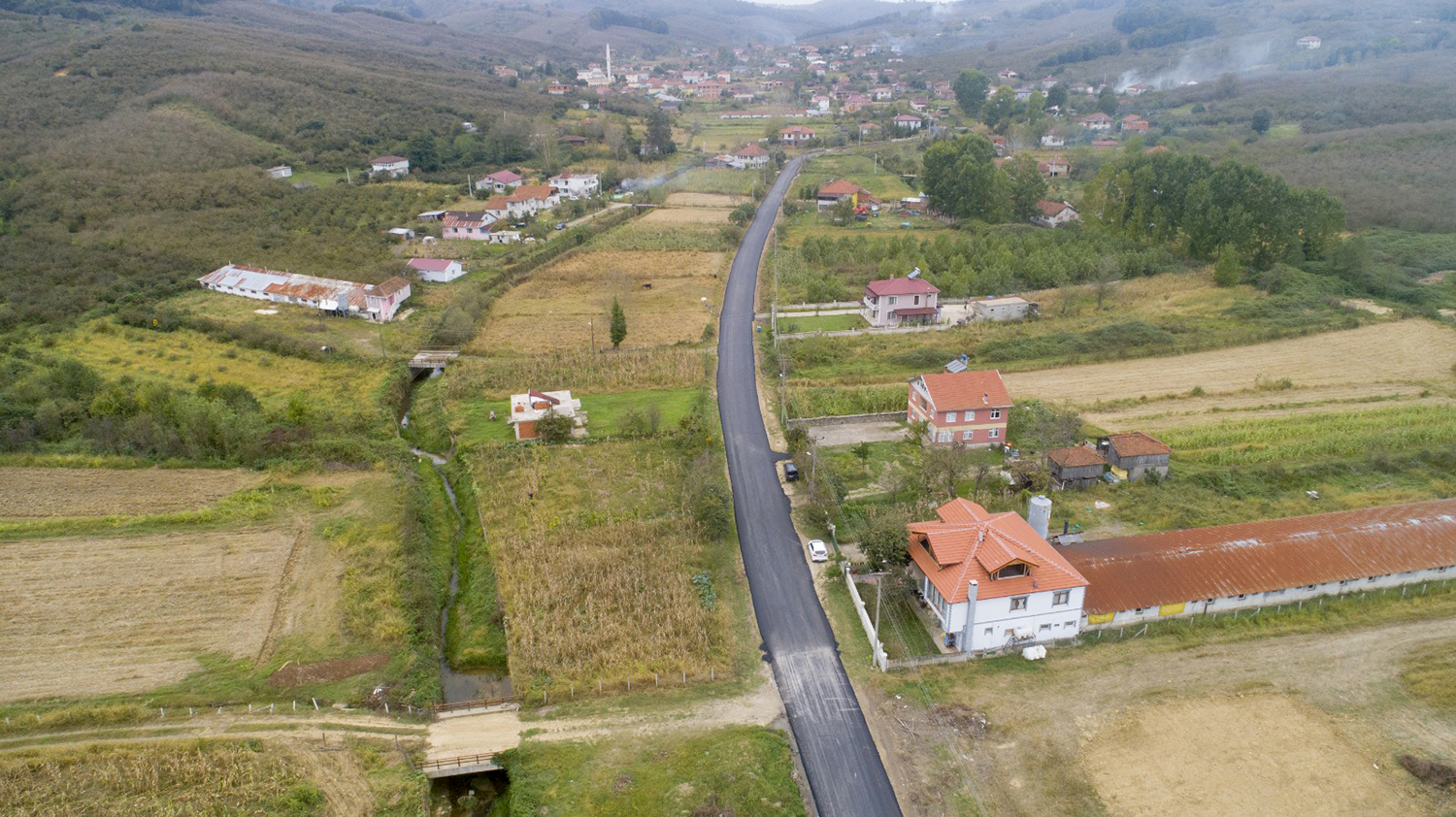 Büyükşehir asfalt ekipleri Kocaali’de