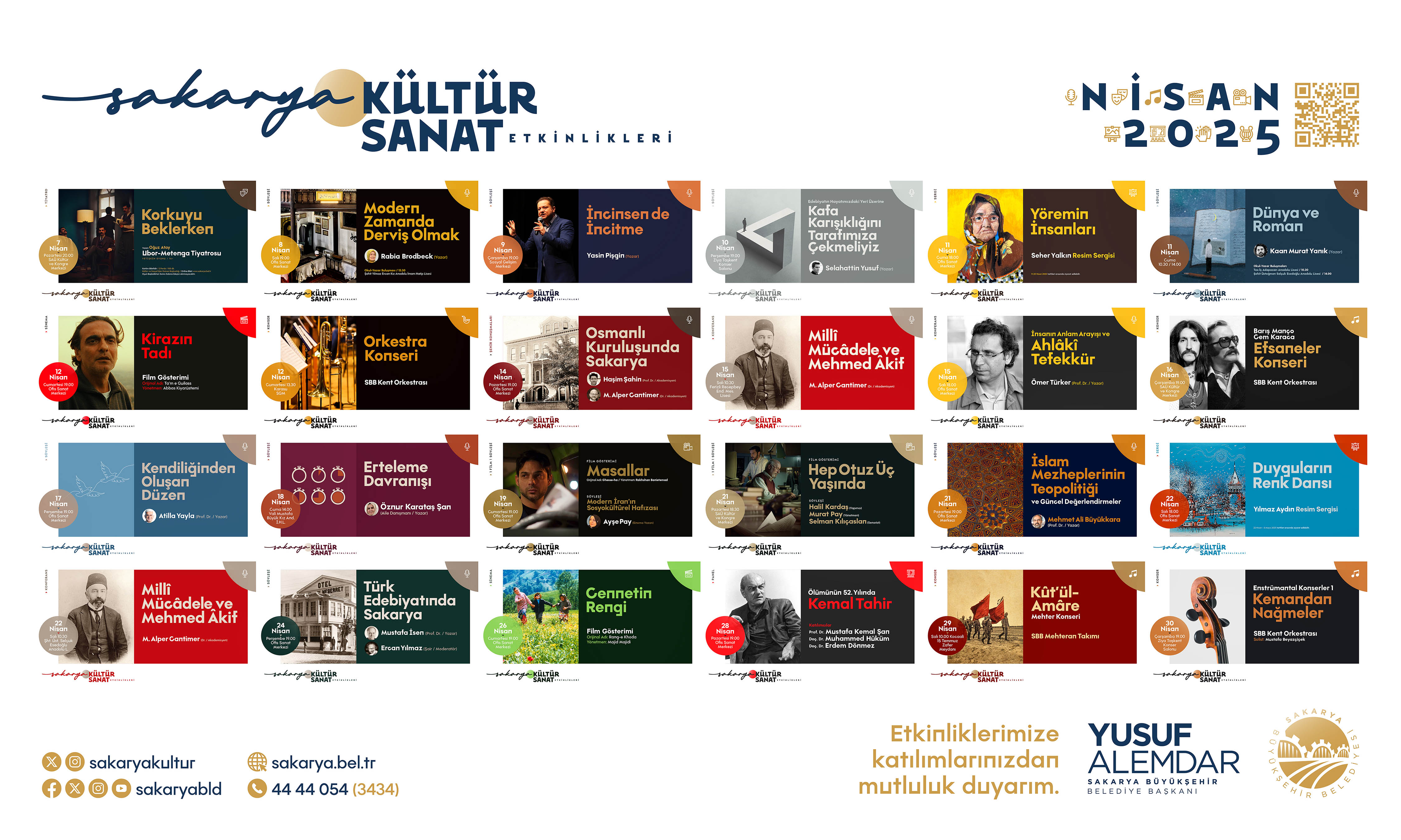 Büyükşehir kültür sanat etkinliklerinde Nisan takvimi belli oldu