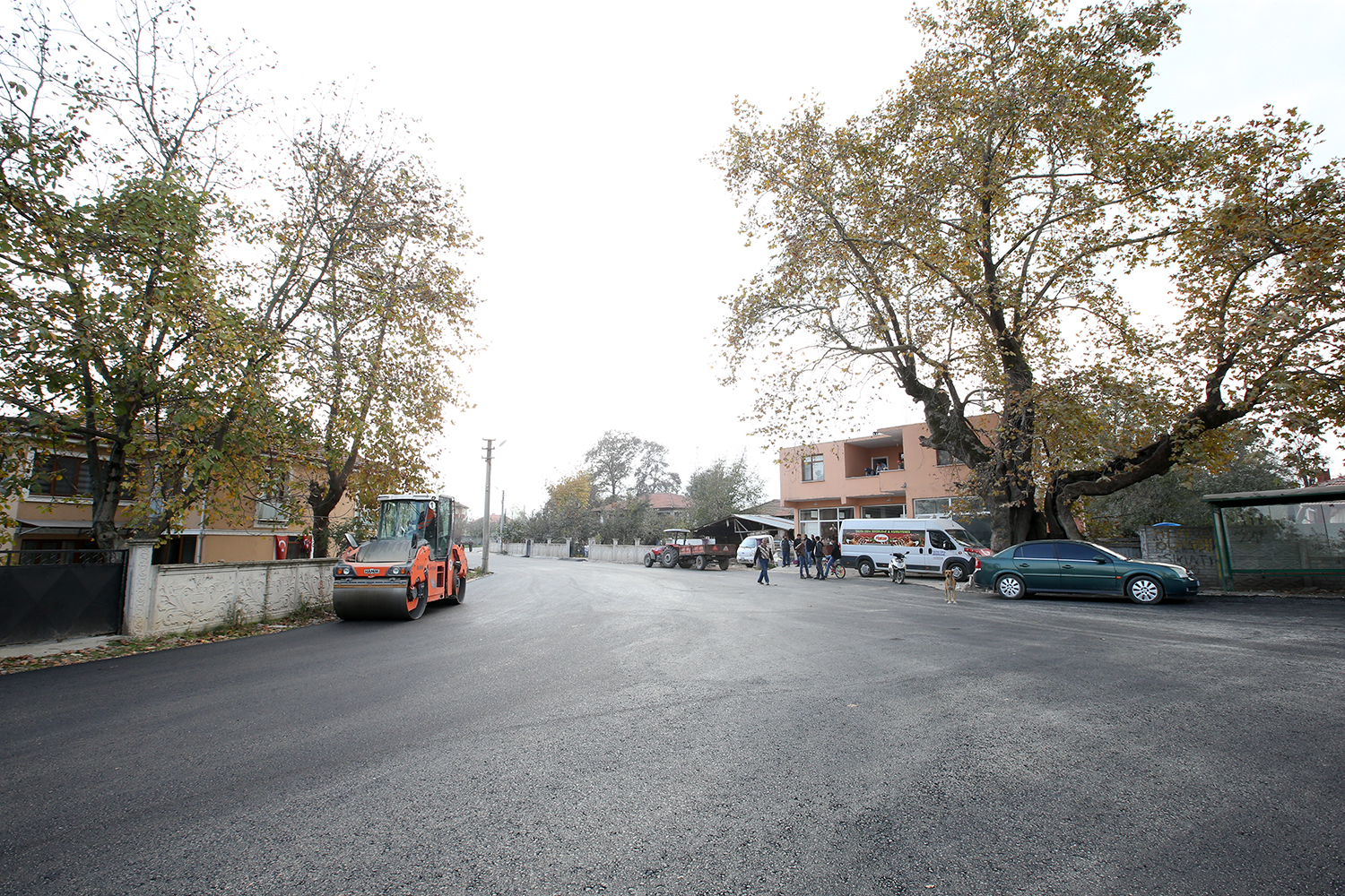 Yenilenen asfaltla rahat ulaşım