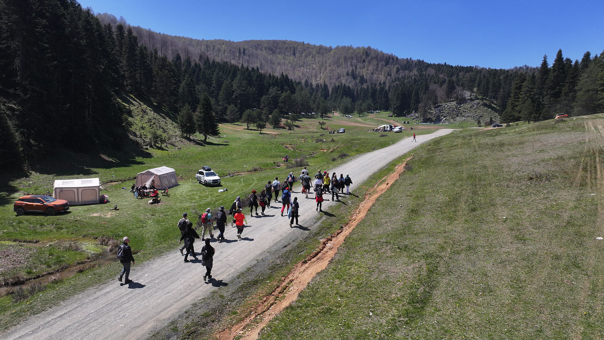 İnönü ve Ercova yaylaları tüm güzelliğiyle doğaseverleri ağırladı