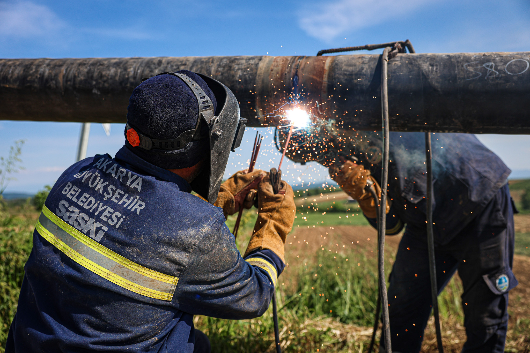 İki ilçenin 9 mahallesini kesintisiz içme suyuyla buluşturacak projede son adım