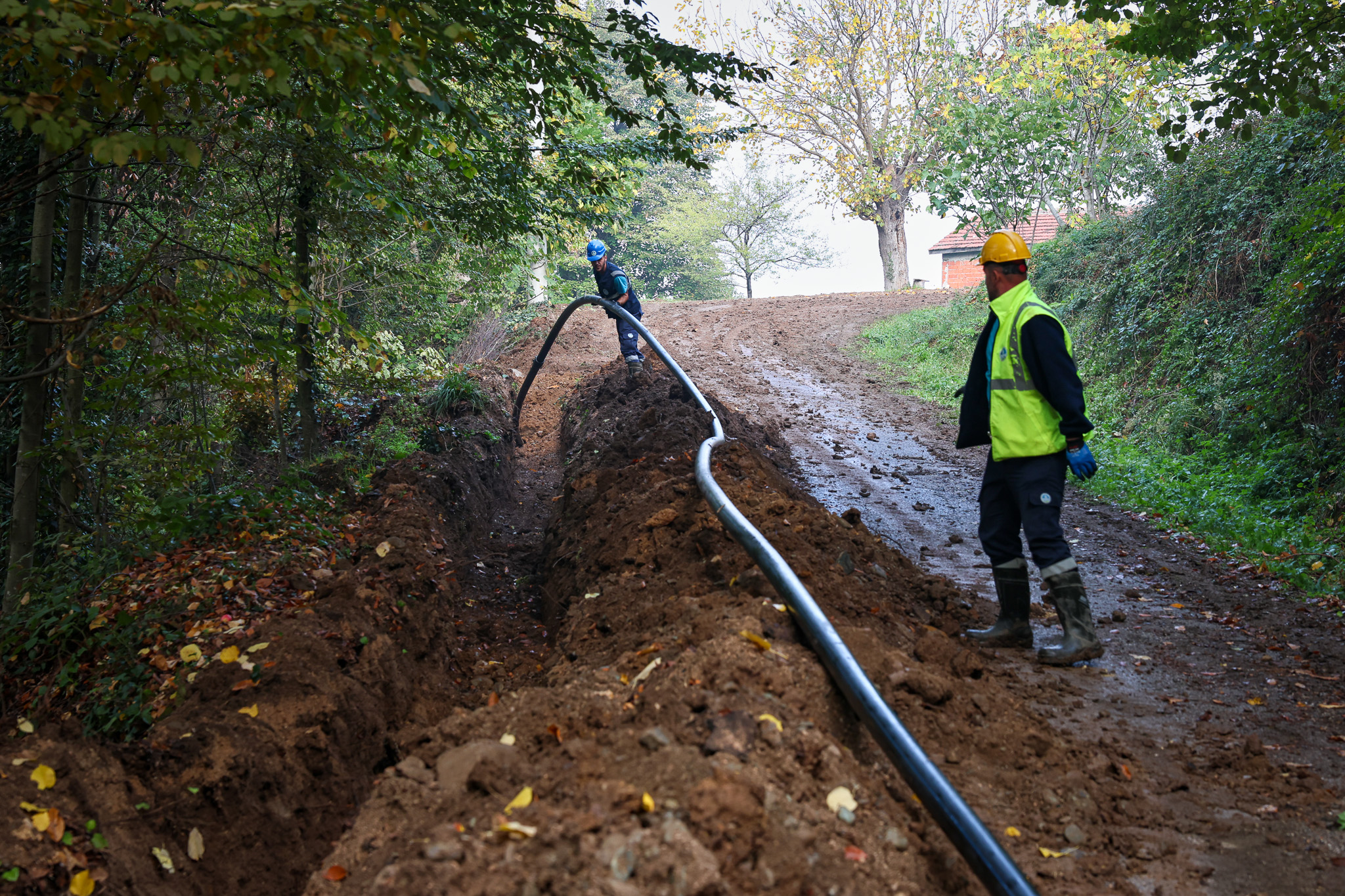 2 bin 800 metrelik hat ile Hendek Yarıca’nın içme su geleceği teminat altında