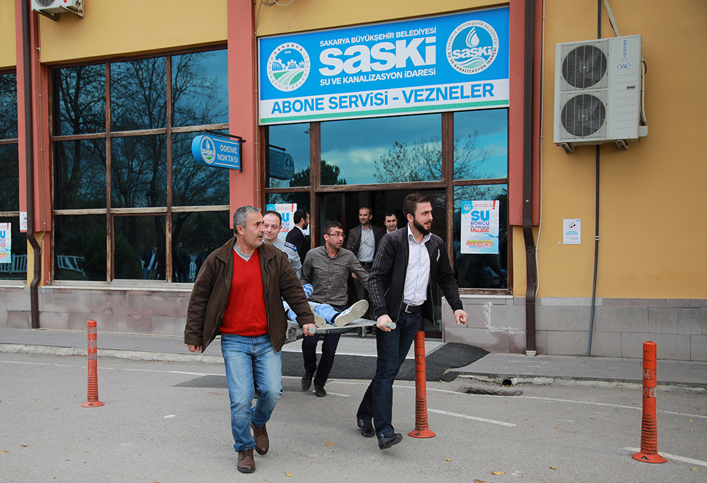SASKİ’de Gerçeği Aratmayan Tatbikat