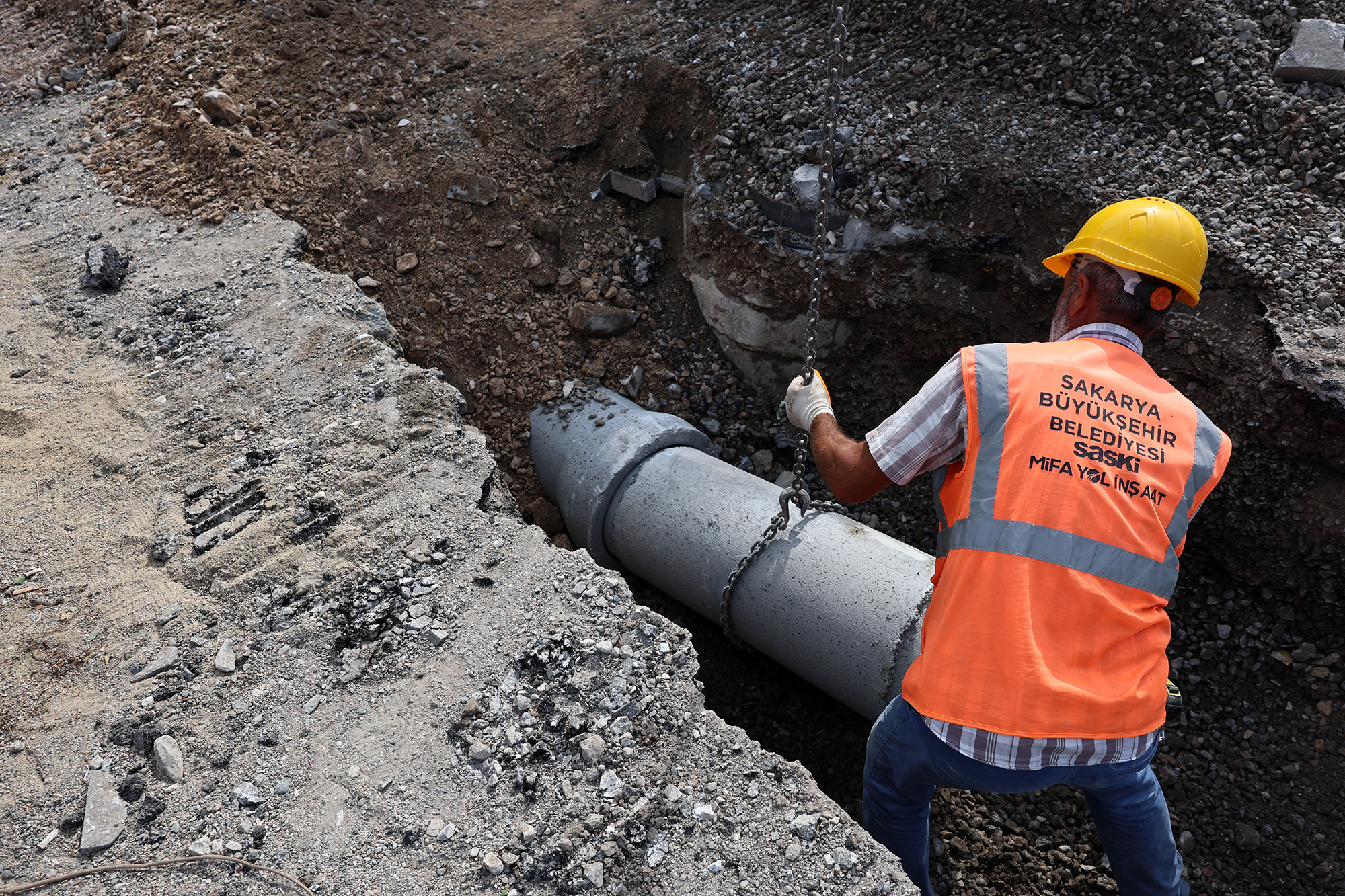 Çukurahmediye’nin yağmur ve atık suları yeni hat sayesinde güvenle taşınacak