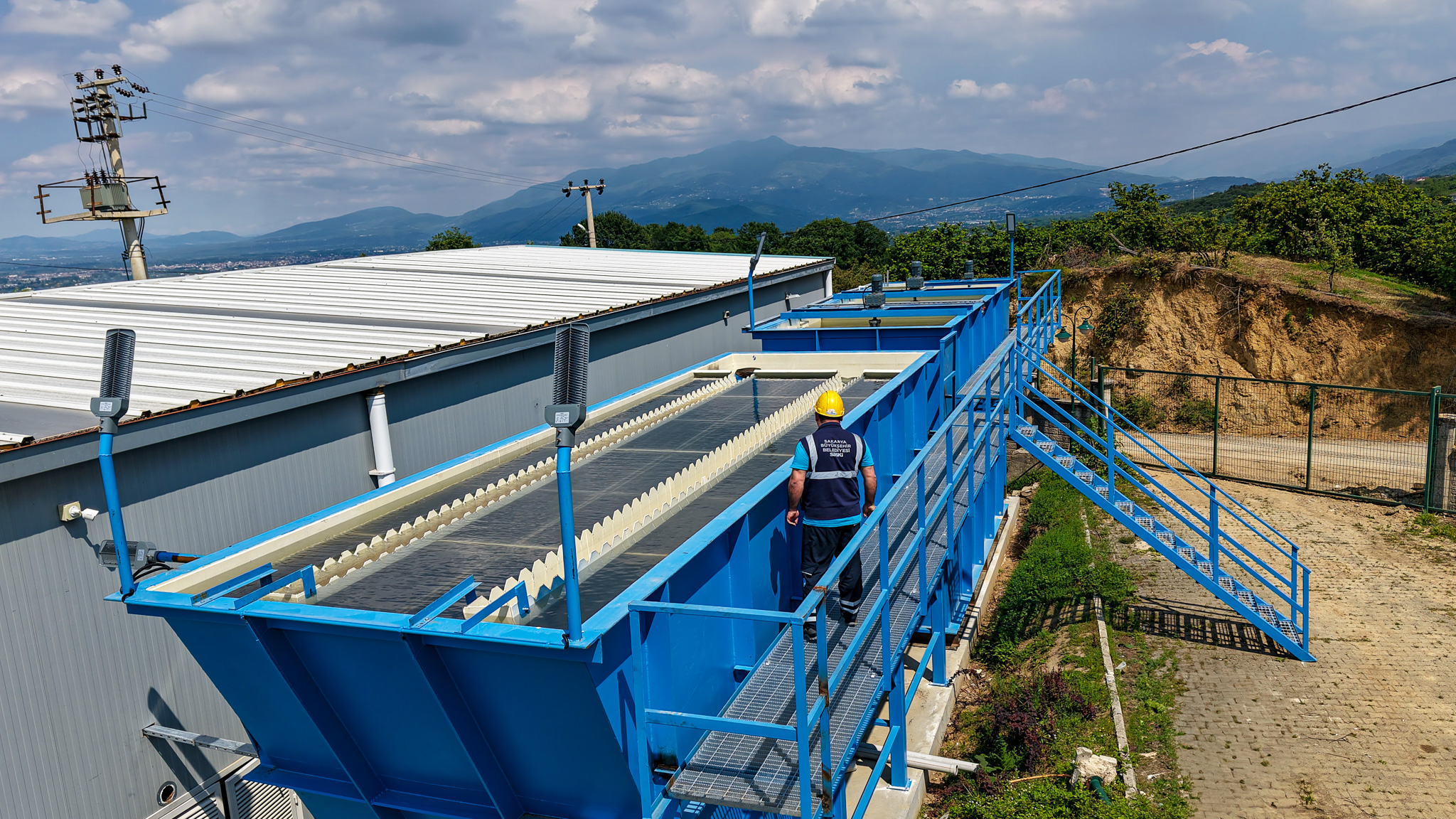 Karapürçek’te ön çökeltim sistemiyle arıtılan sular altyapı hatlarına ulaştı