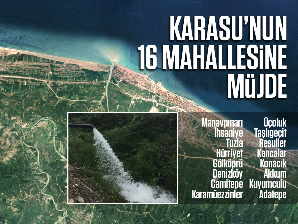 Karasu’nun 16 Mahallesine Müjde