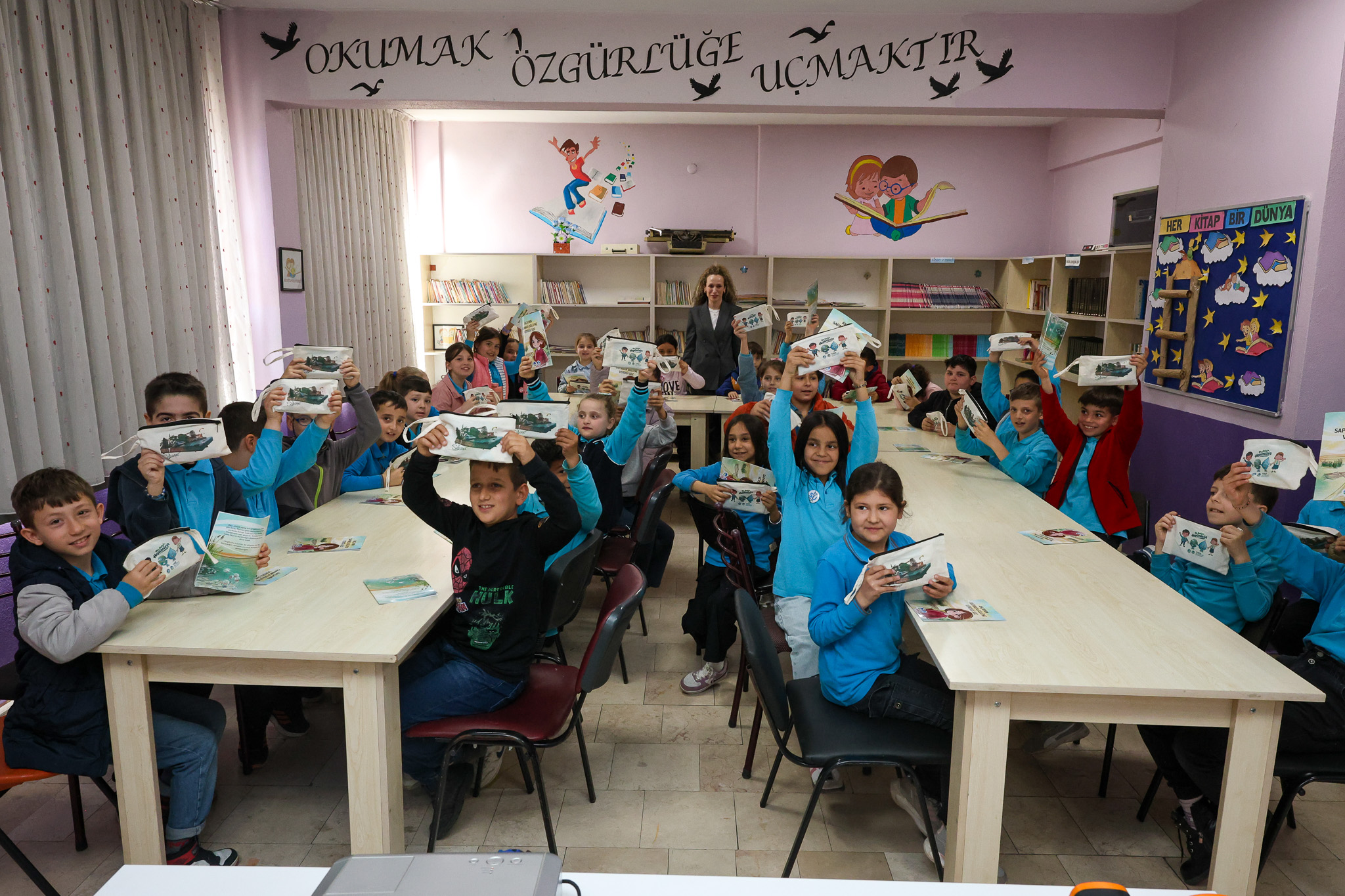 SASKİ, Kütüphane Haftası’nda öğrencilere su sevgisi kazandırdı