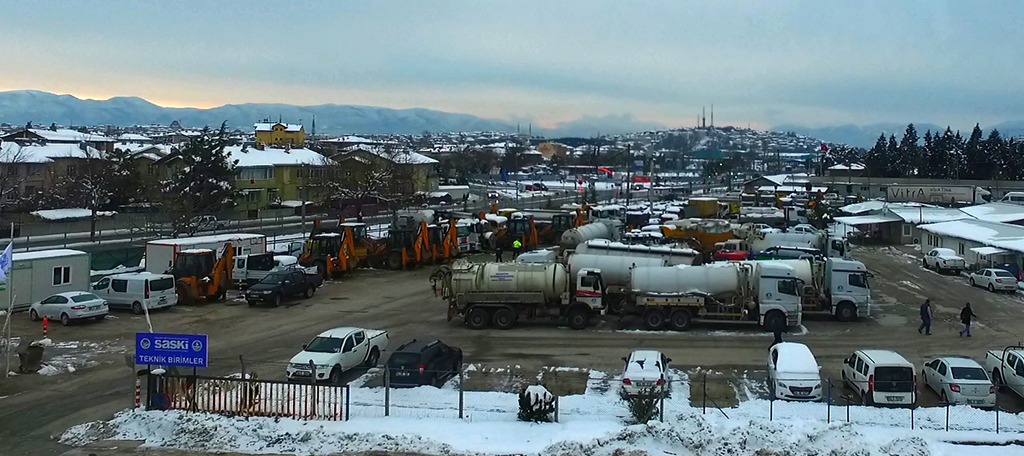 SASKİ 147 Araçla Şehrin Dört Bir Yanında