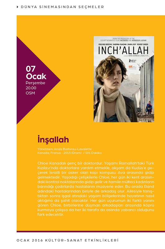 Yılın İlk Gösterimi: ‘İnşallah’