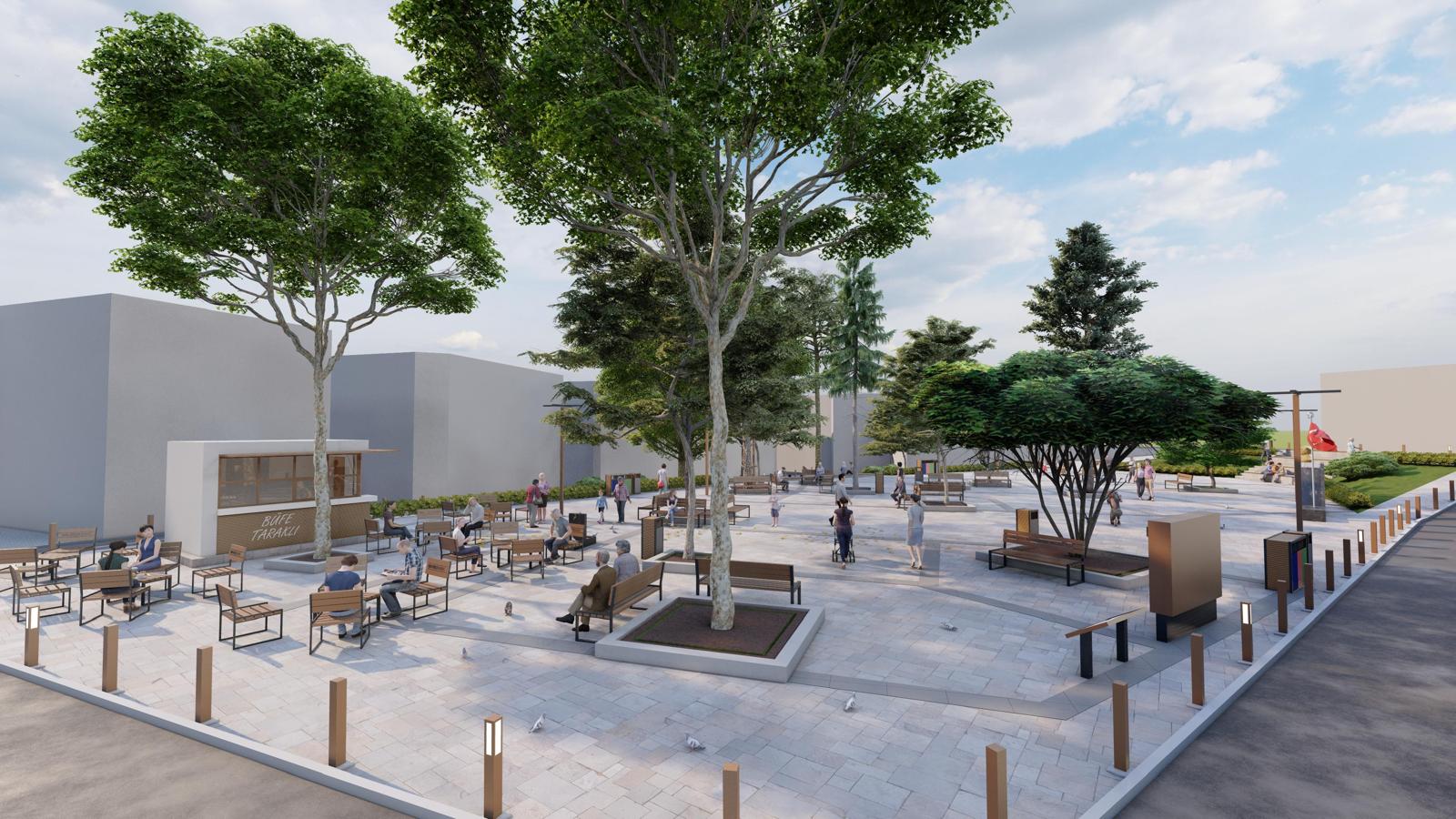 Taraklı’da Tarihi Çınar ve Şehit Mehmet Nuri Kocabıyık Parkı yeniden hayat buluyor