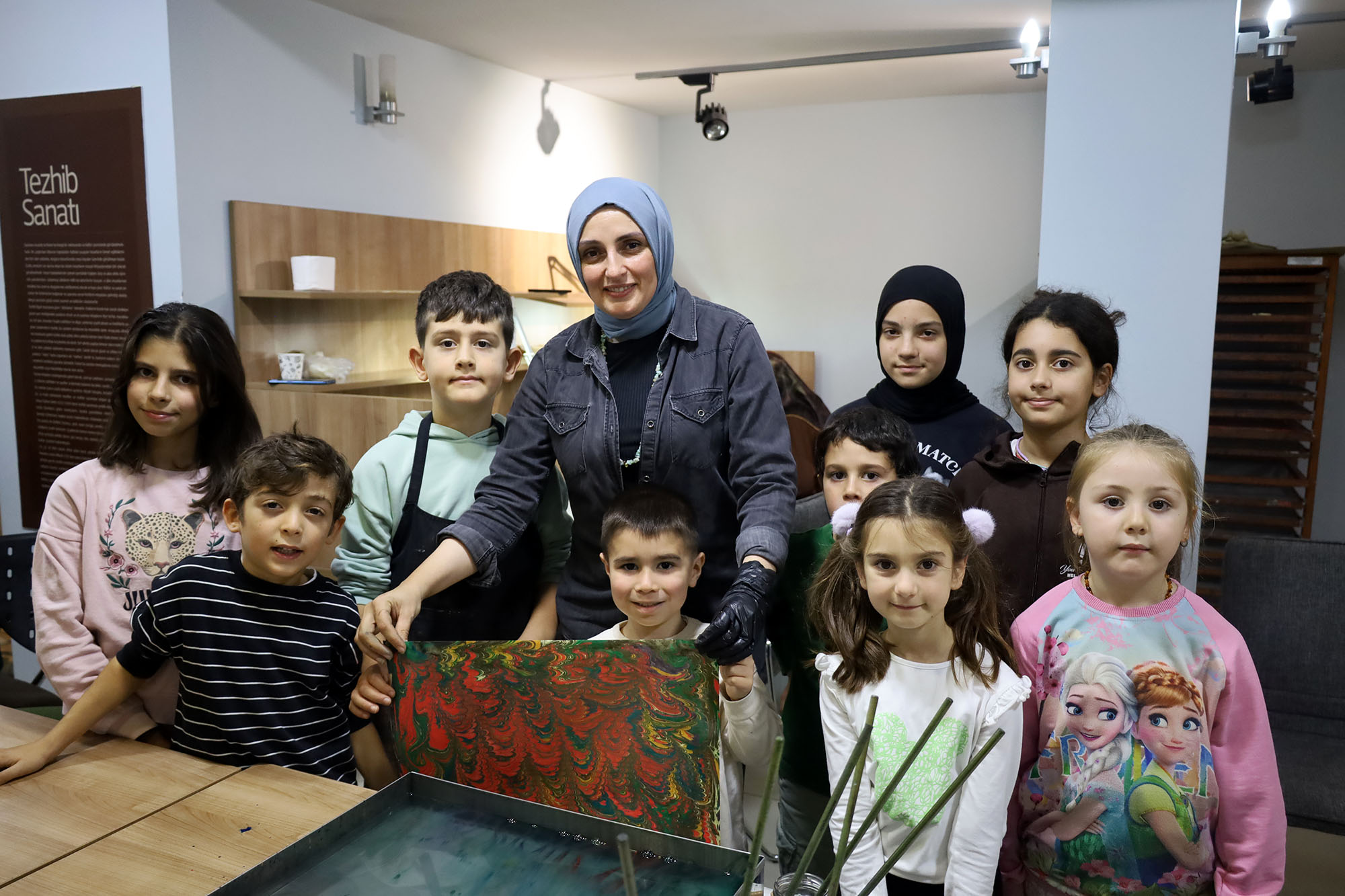 Ara tatilin en renkli programı: Anne ve çocuklar SAMEK’te birlikte üretti