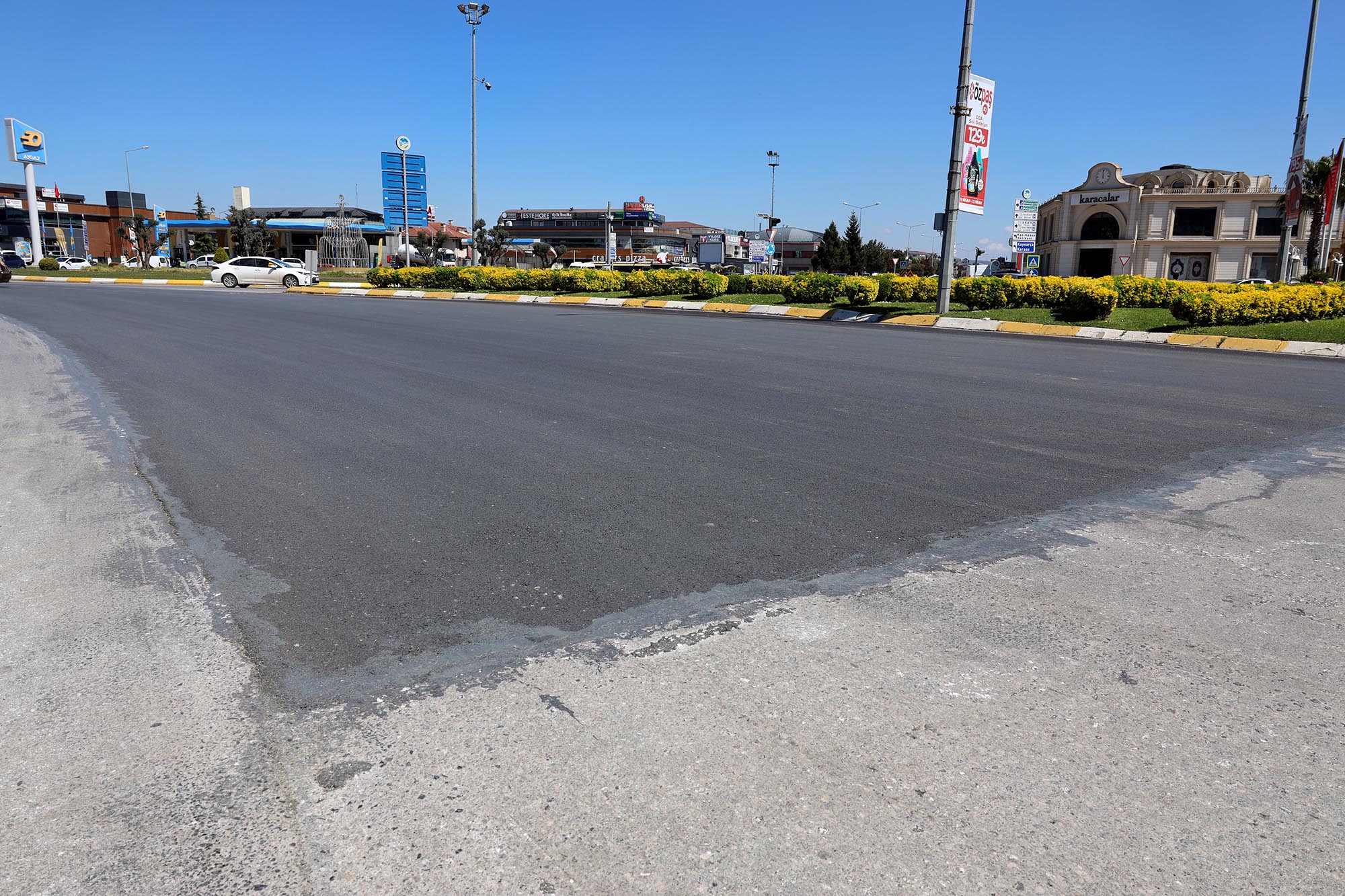 Büyükşehir’den asfalt sezonu öncesi önemli güzergahlarda iyileştirme çalışması