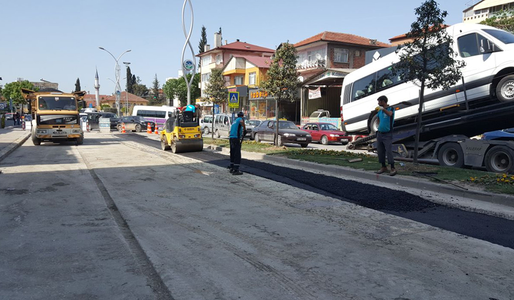 Orhangazi Caddesi’nde çalışmalar tamamlandı
