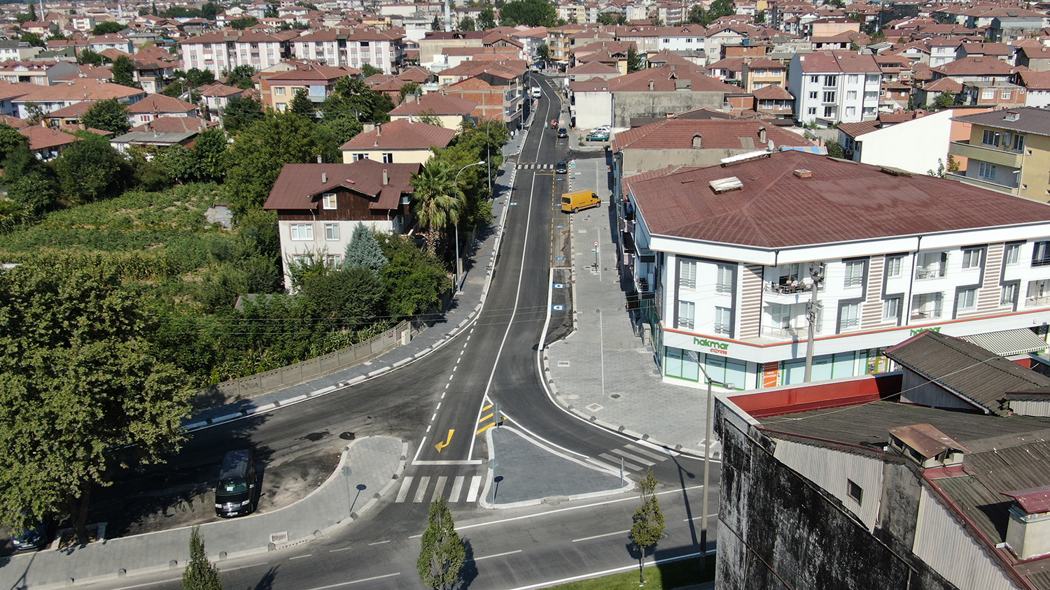 Şehit Yaşar Güller Caddesi’nde yüzler gülüyor