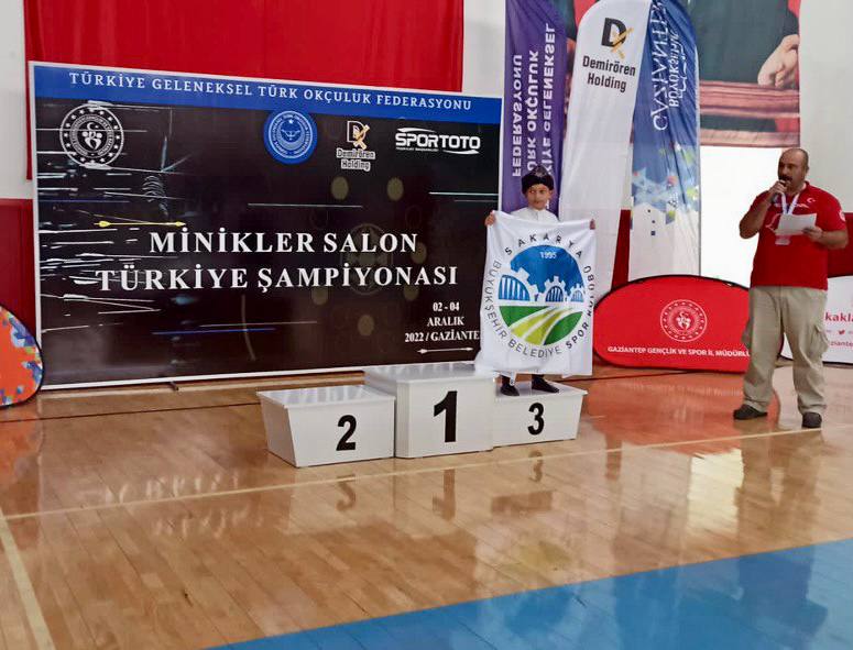 Büyükşehir’in minik sporcusu Türkiye 3’ncüsü oldu