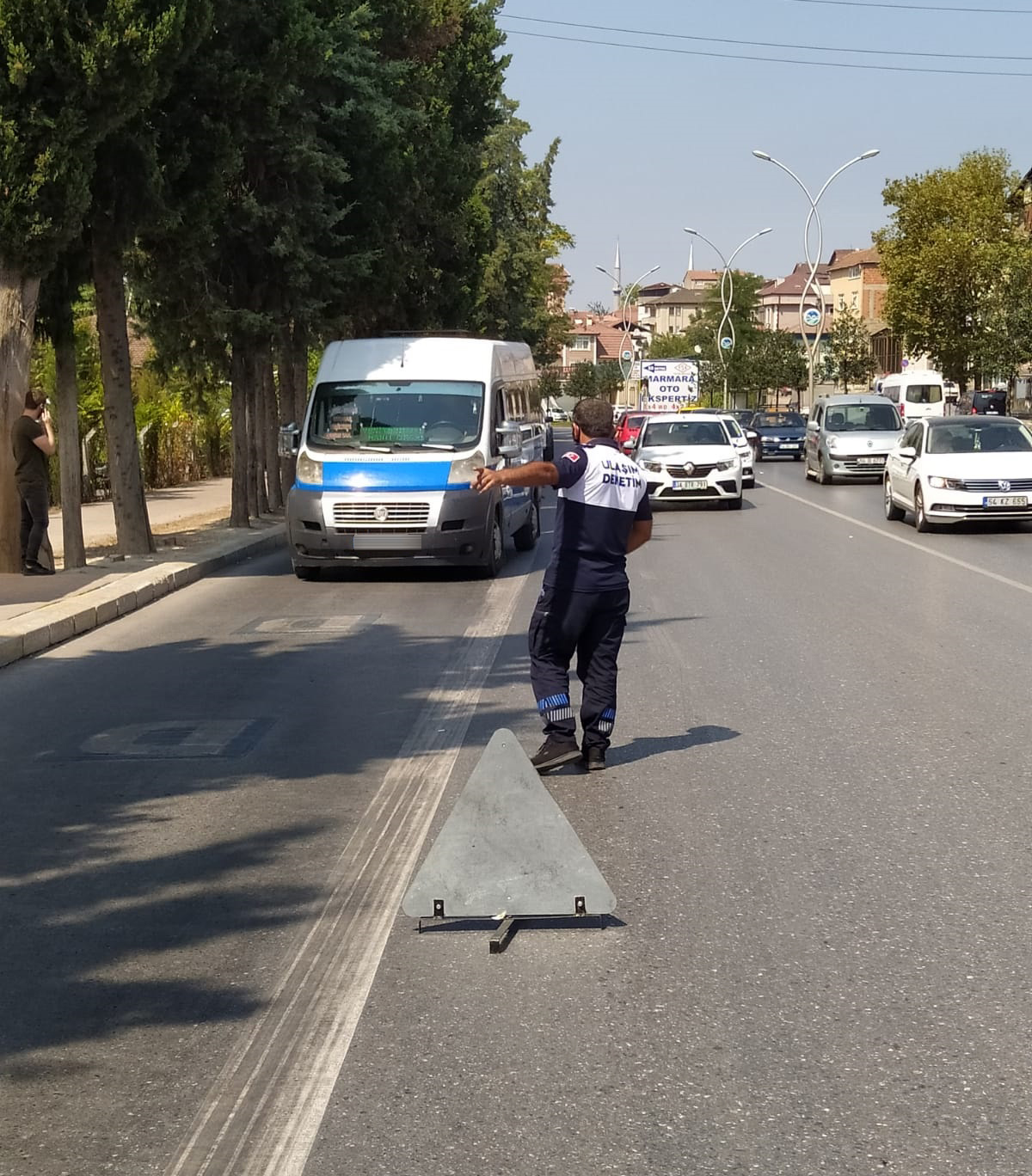 Toplu taşımada maske denetimi