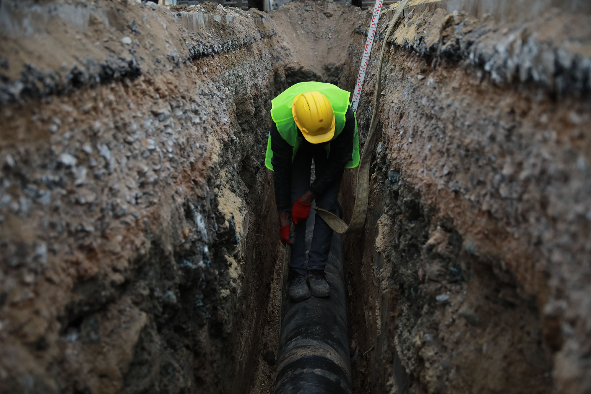 “25 kilometrelik proje ile ilçenin altyapı geleceği garanti altına alınacak”